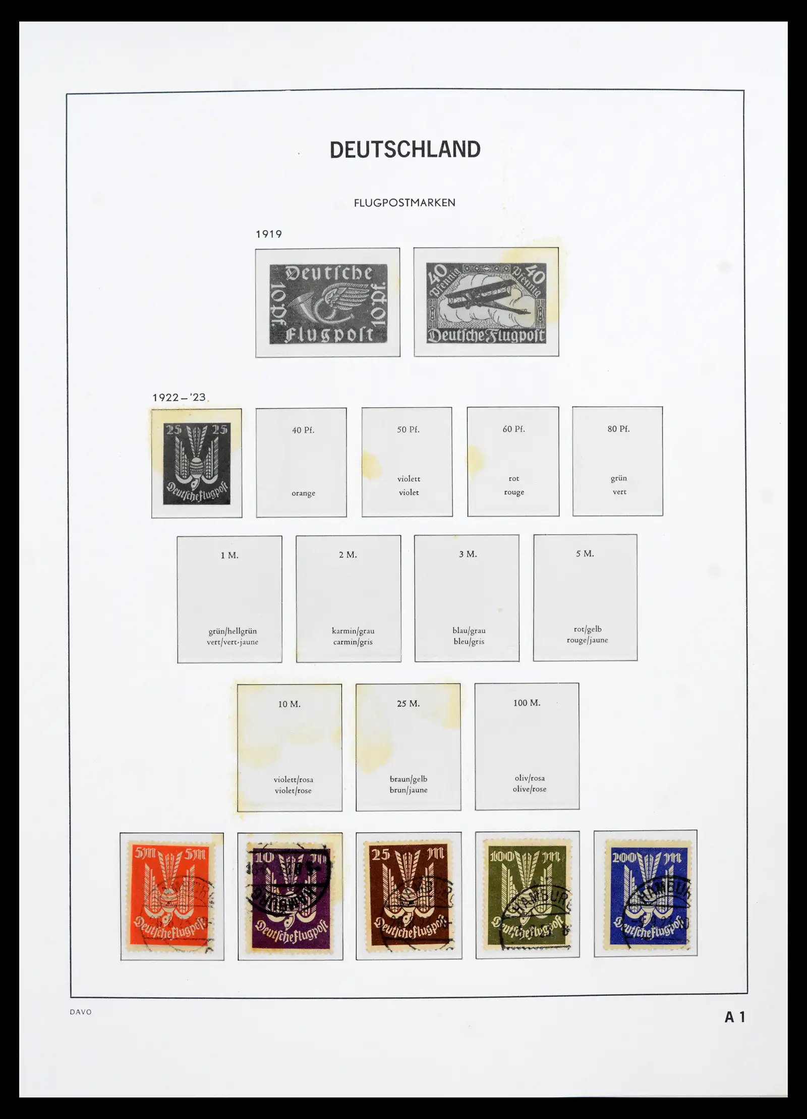 42124 0049 - Stamp collection 42124 Germany Reich used 1872-1945.