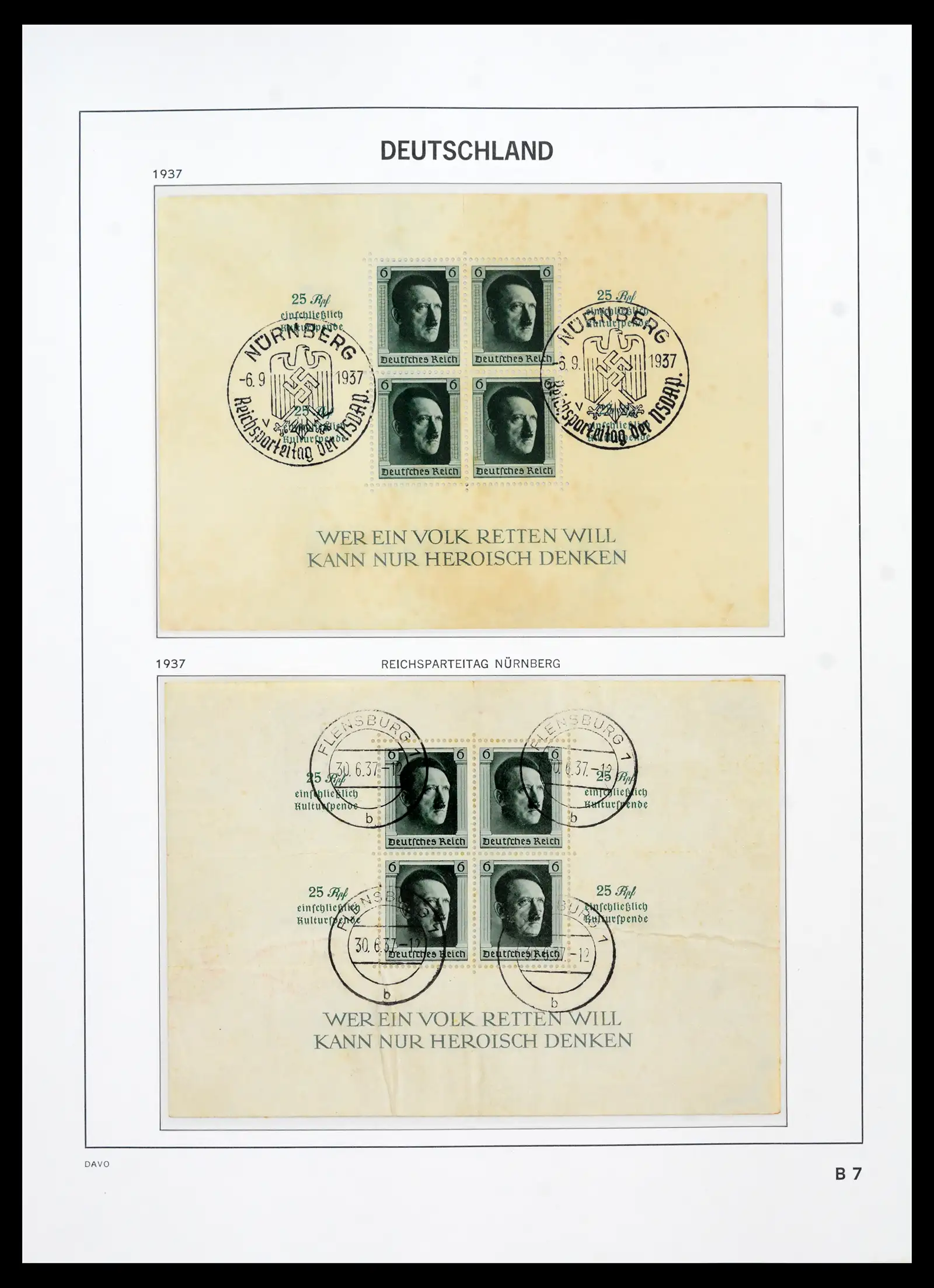 42124 0057 - Stamp collection 42124 Germany Reich used 1872-1945.