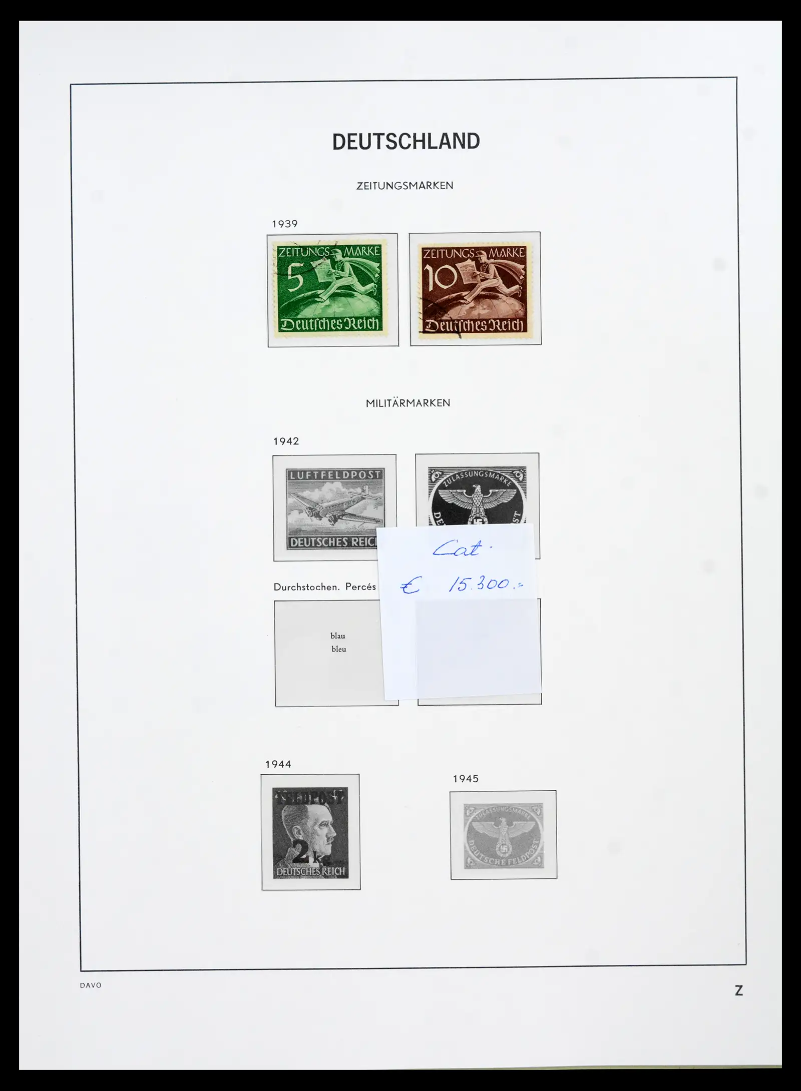 42124 0066 - Stamp collection 42124 Germany Reich used 1872-1945.