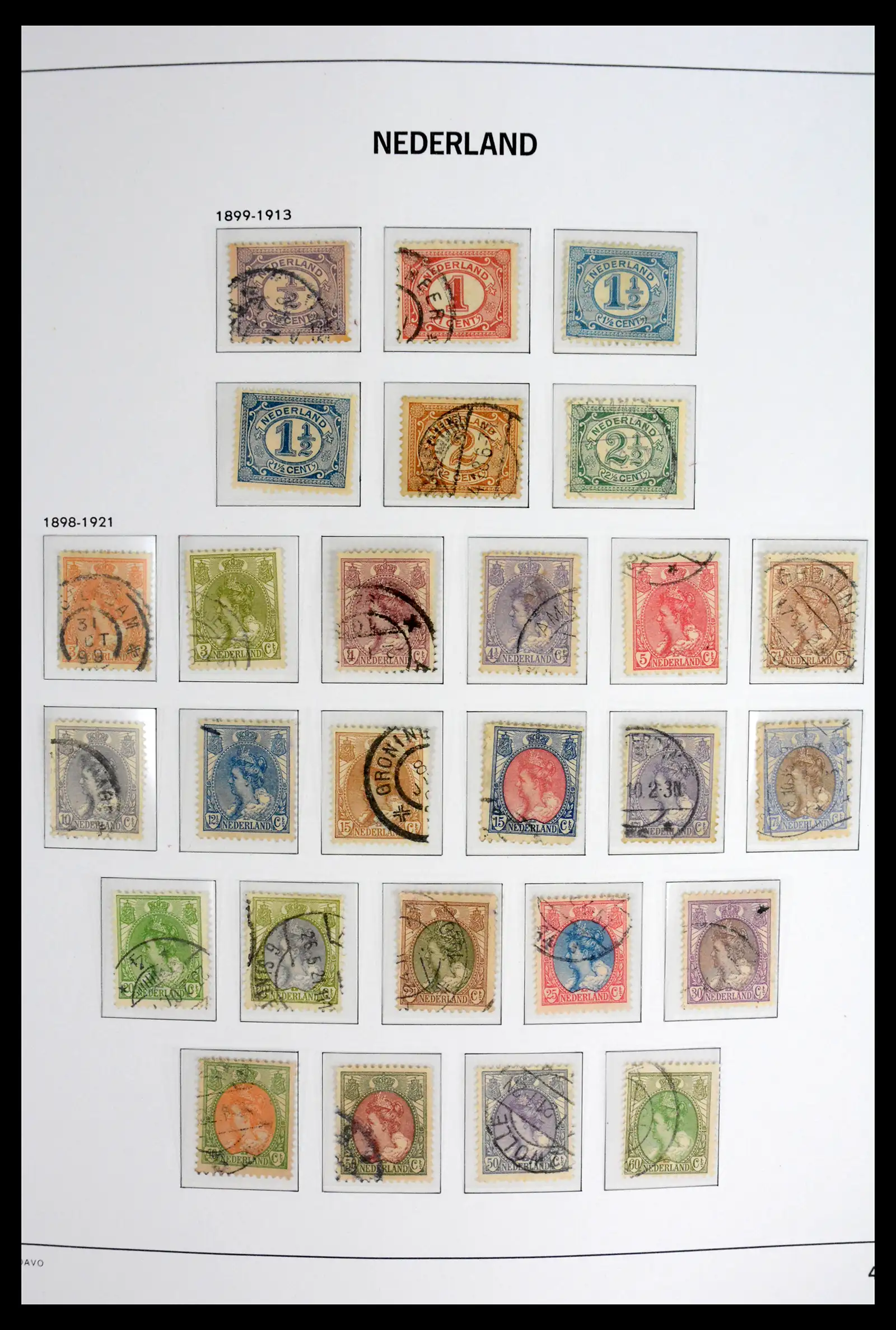 42126 0004 - Stamp collection 42126 Netherlands complete 1852-1969.
