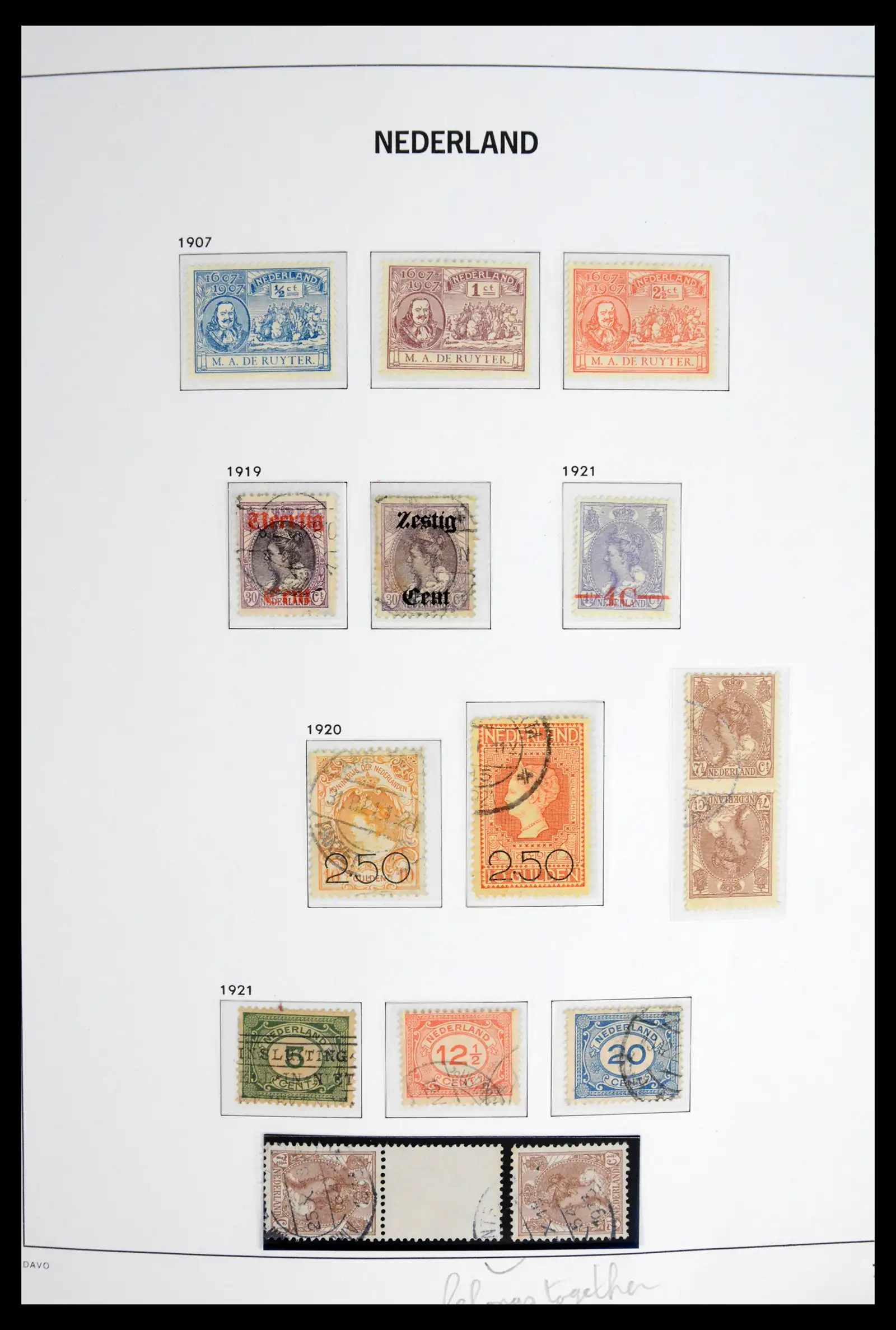 42126 0008 - Stamp collection 42126 Netherlands complete 1852-1969.