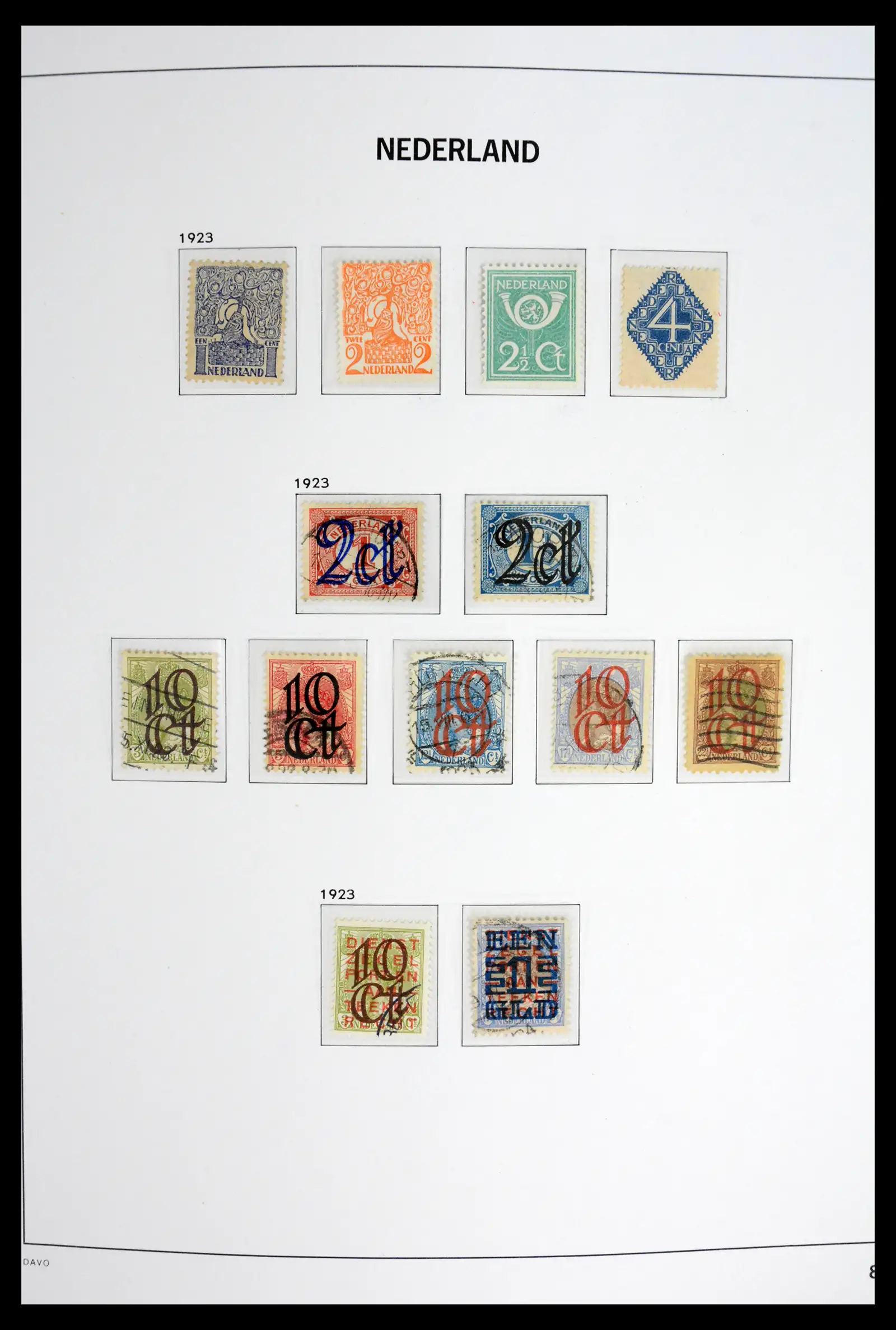 42126 0009 - Stamp collection 42126 Netherlands complete 1852-1969.