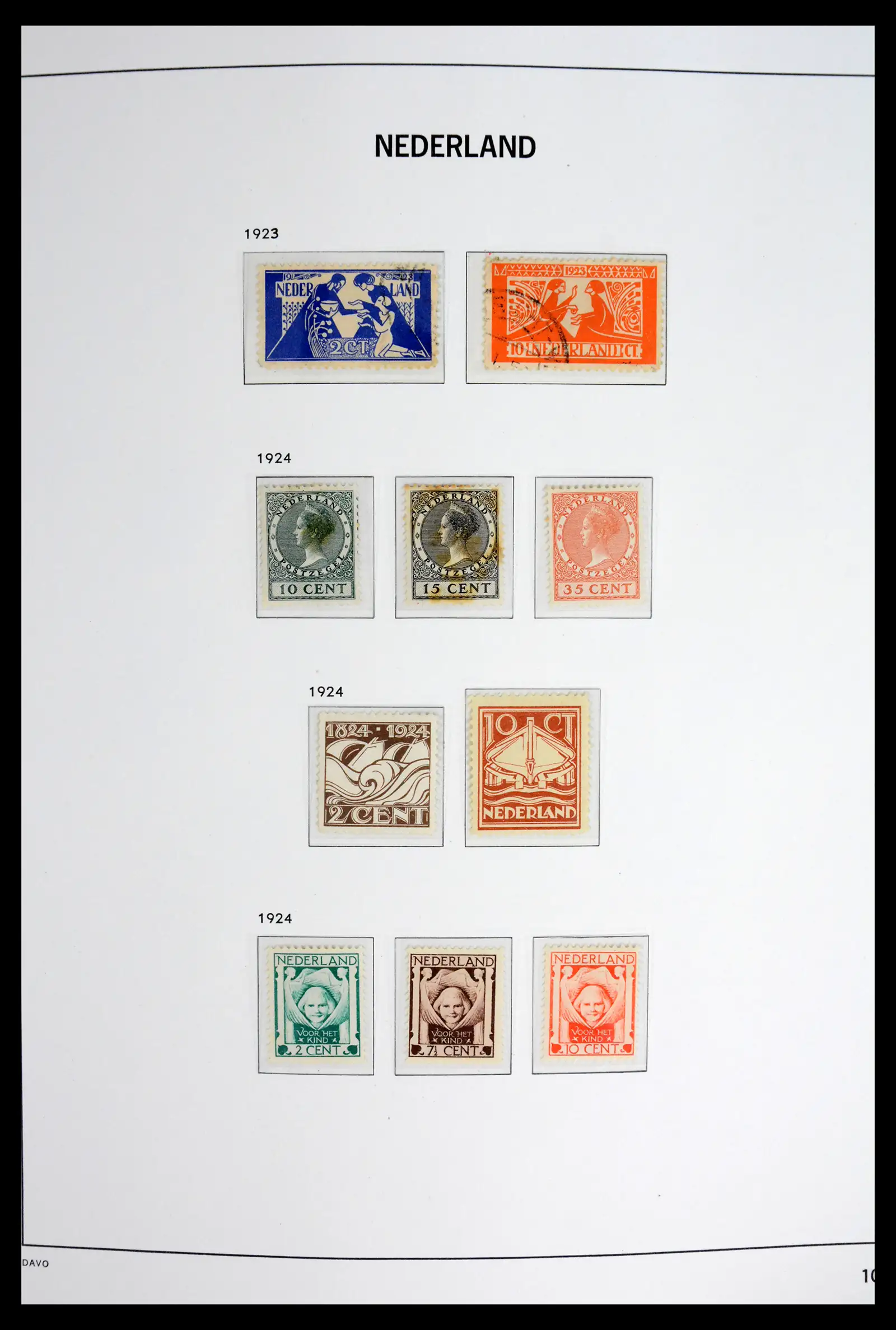 42126 0011 - Stamp collection 42126 Netherlands complete 1852-1969.