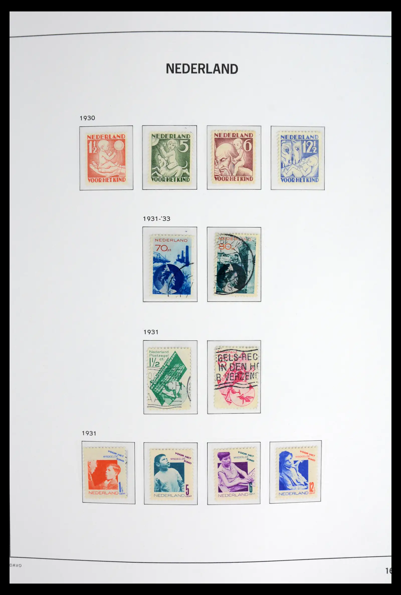 42126 0017 - Stamp collection 42126 Netherlands complete 1852-1969.