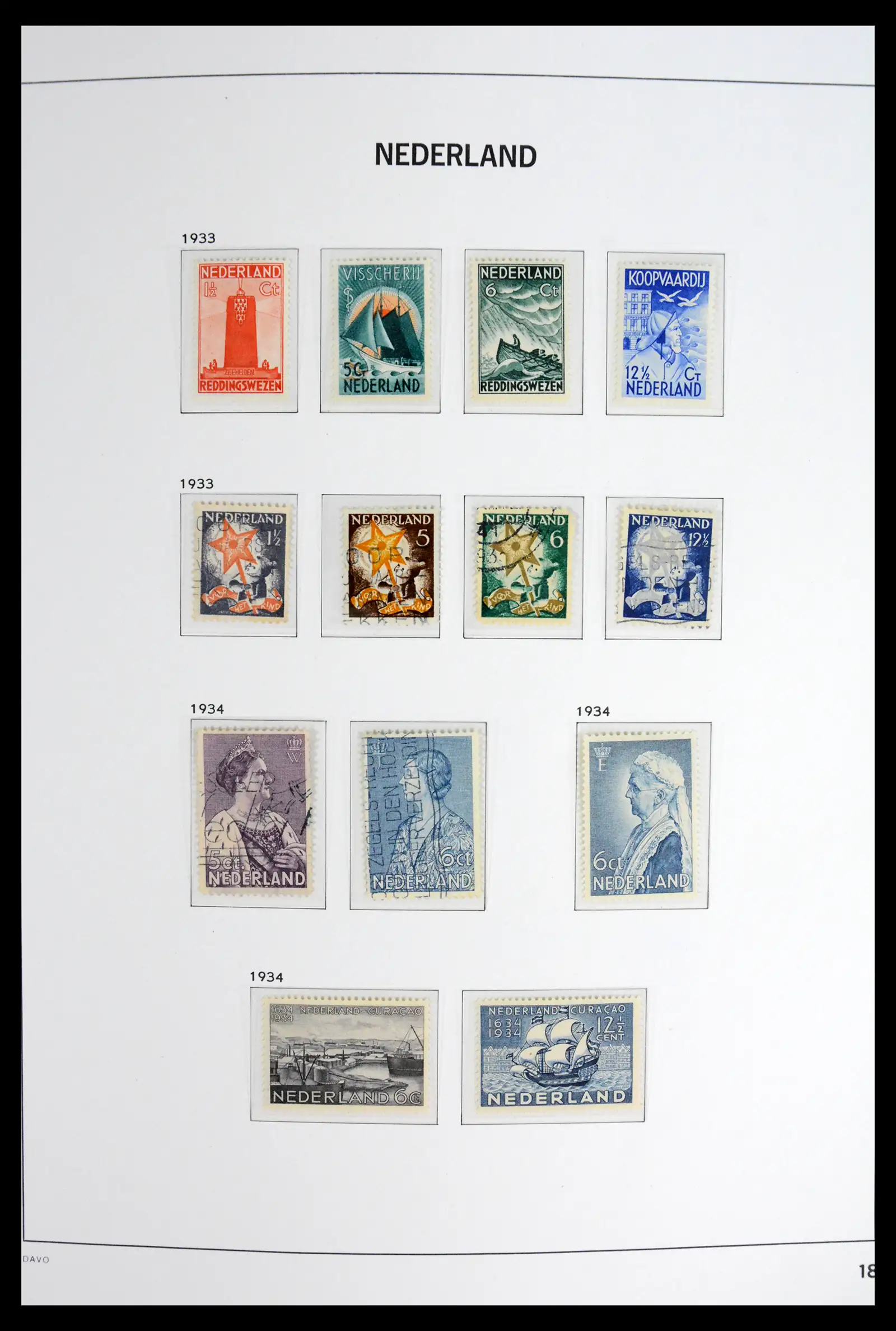 42126 0019 - Stamp collection 42126 Netherlands complete 1852-1969.