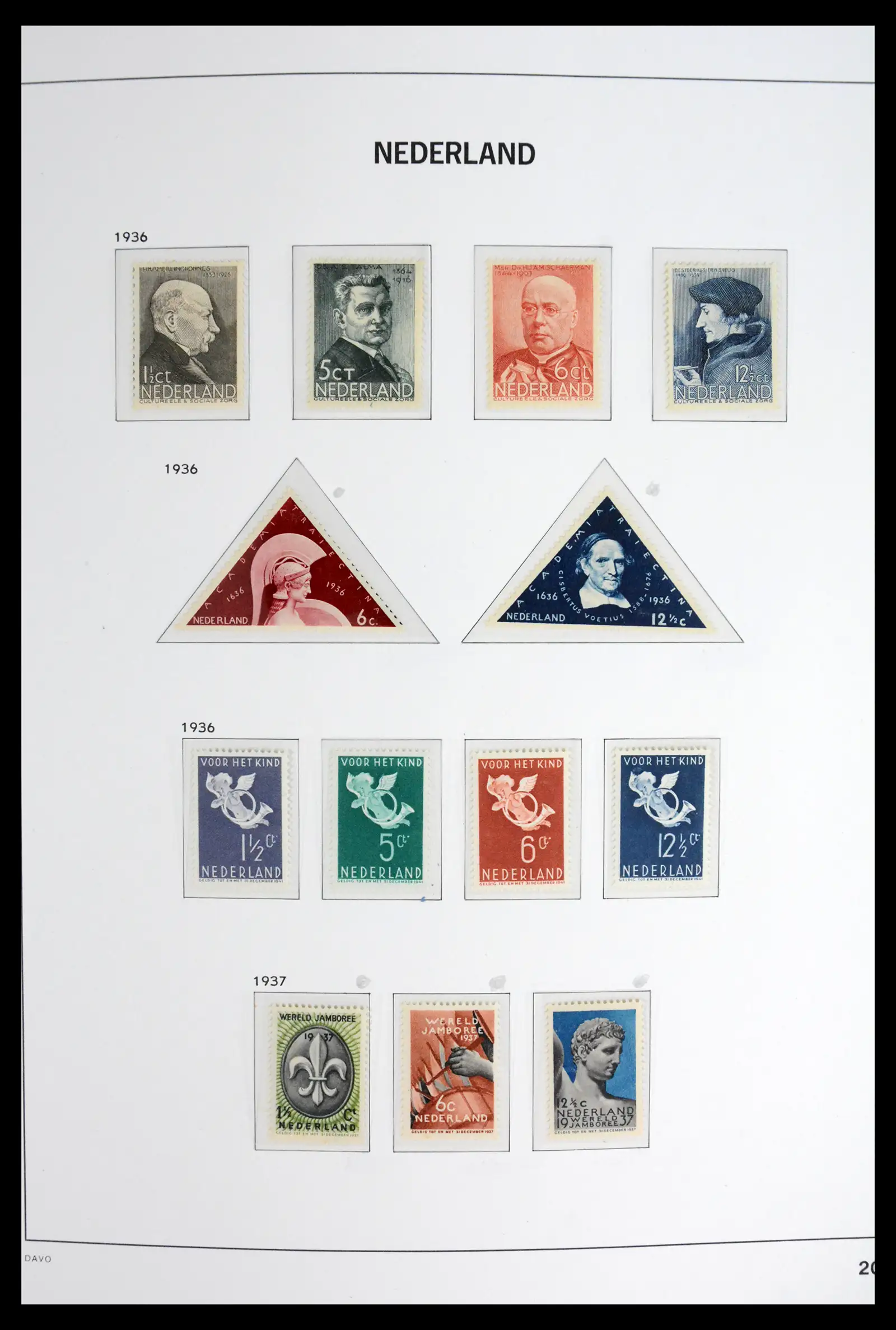 42126 0021 - Stamp collection 42126 Netherlands complete 1852-1969.