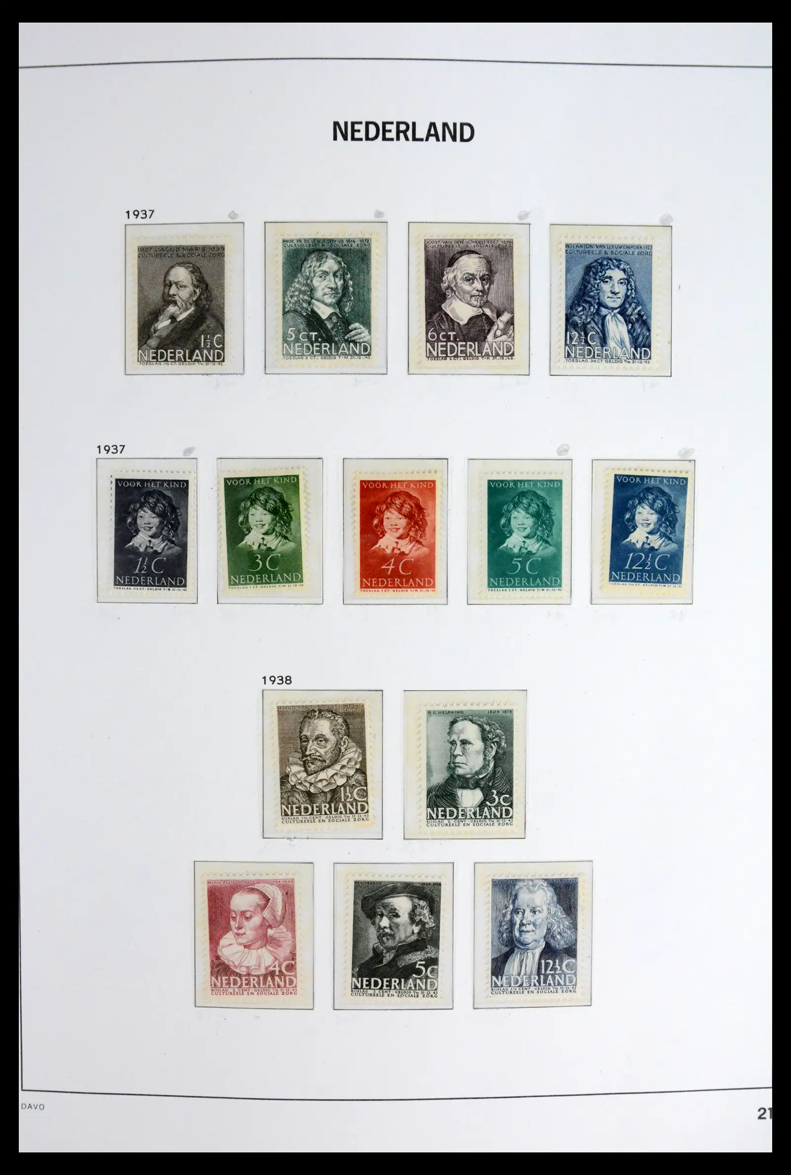 42126 0022 - Stamp collection 42126 Netherlands complete 1852-1969.