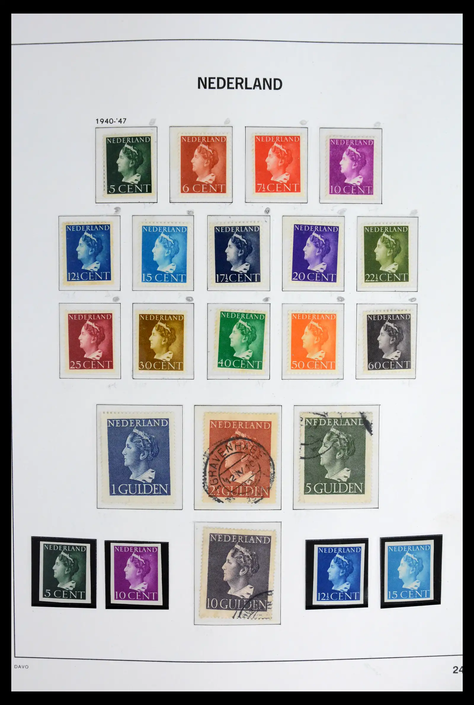 42126 0025 - Stamp collection 42126 Netherlands complete 1852-1969.