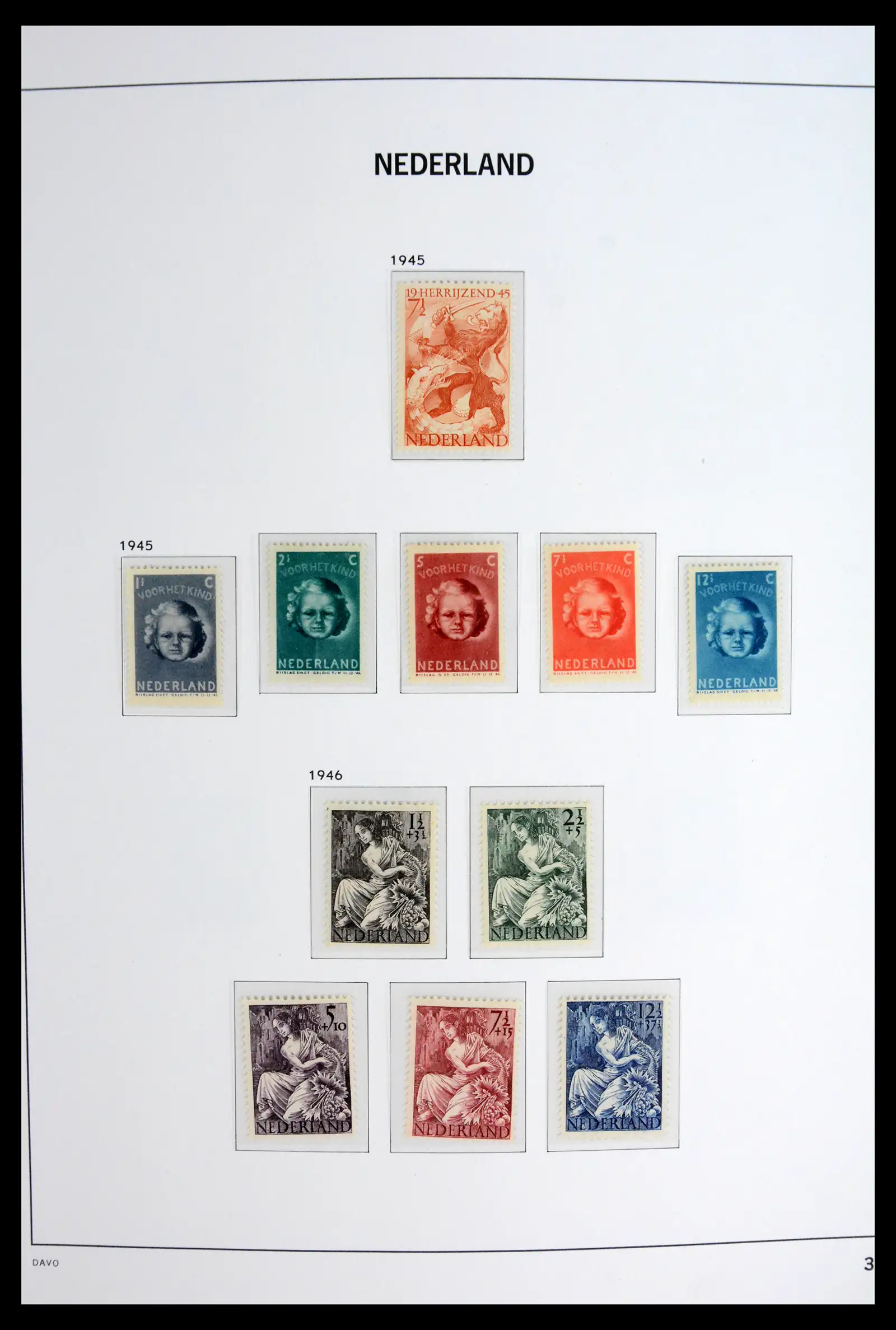 42126 0031 - Stamp collection 42126 Netherlands complete 1852-1969.