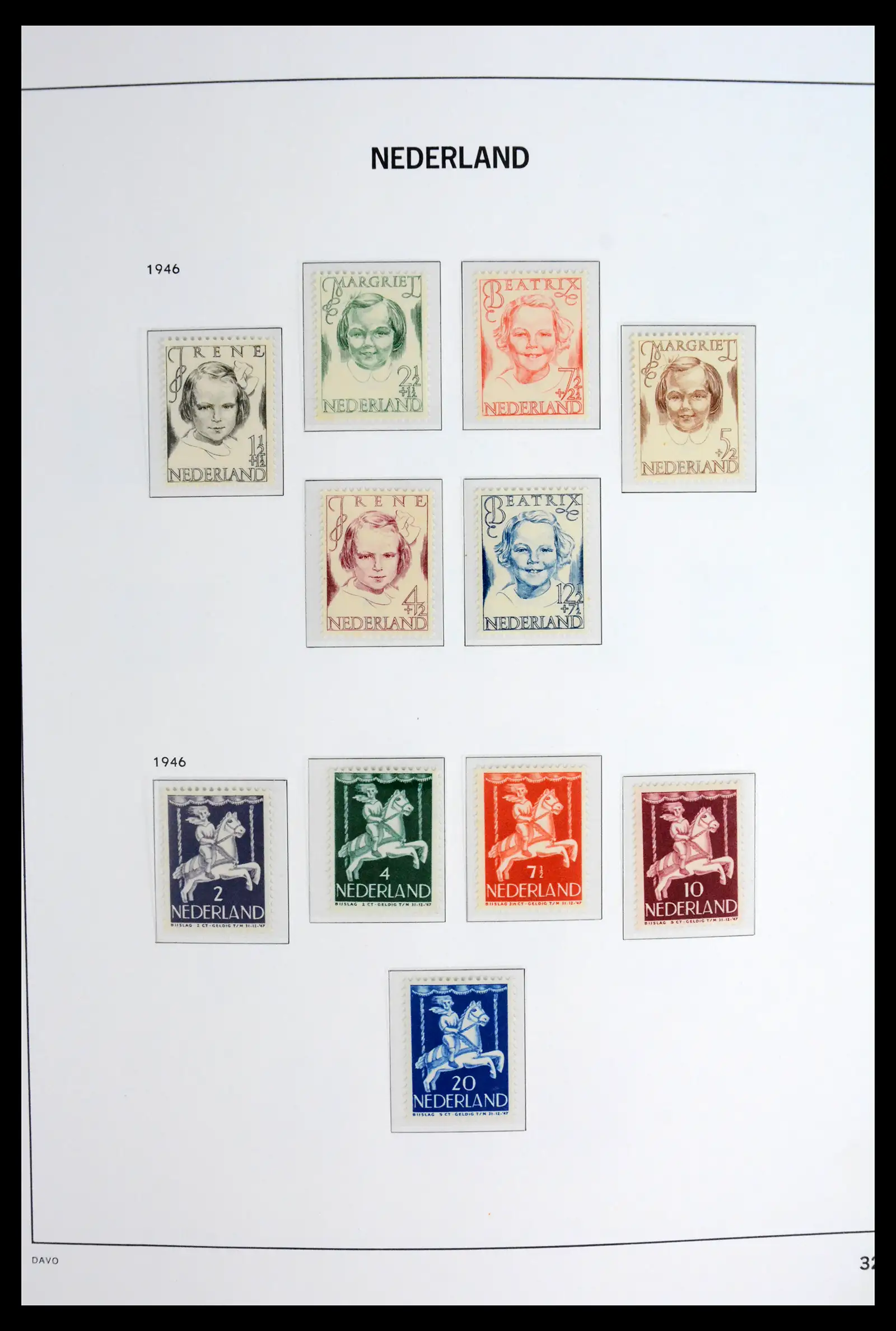 42126 0032 - Stamp collection 42126 Netherlands complete 1852-1969.
