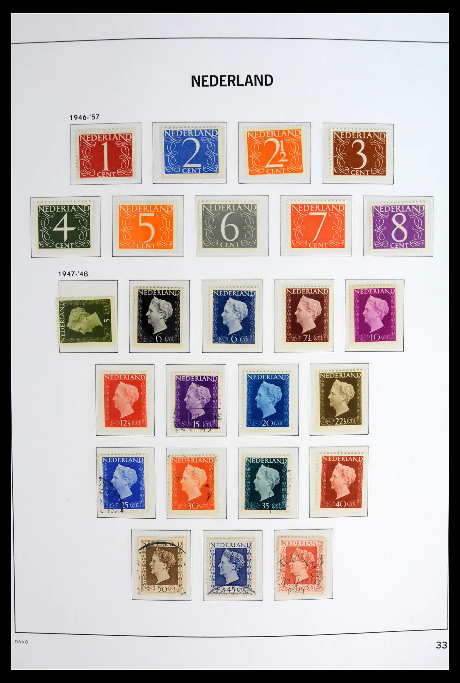 42126 0033 - Stamp collection 42126 Netherlands complete 1852-1969.