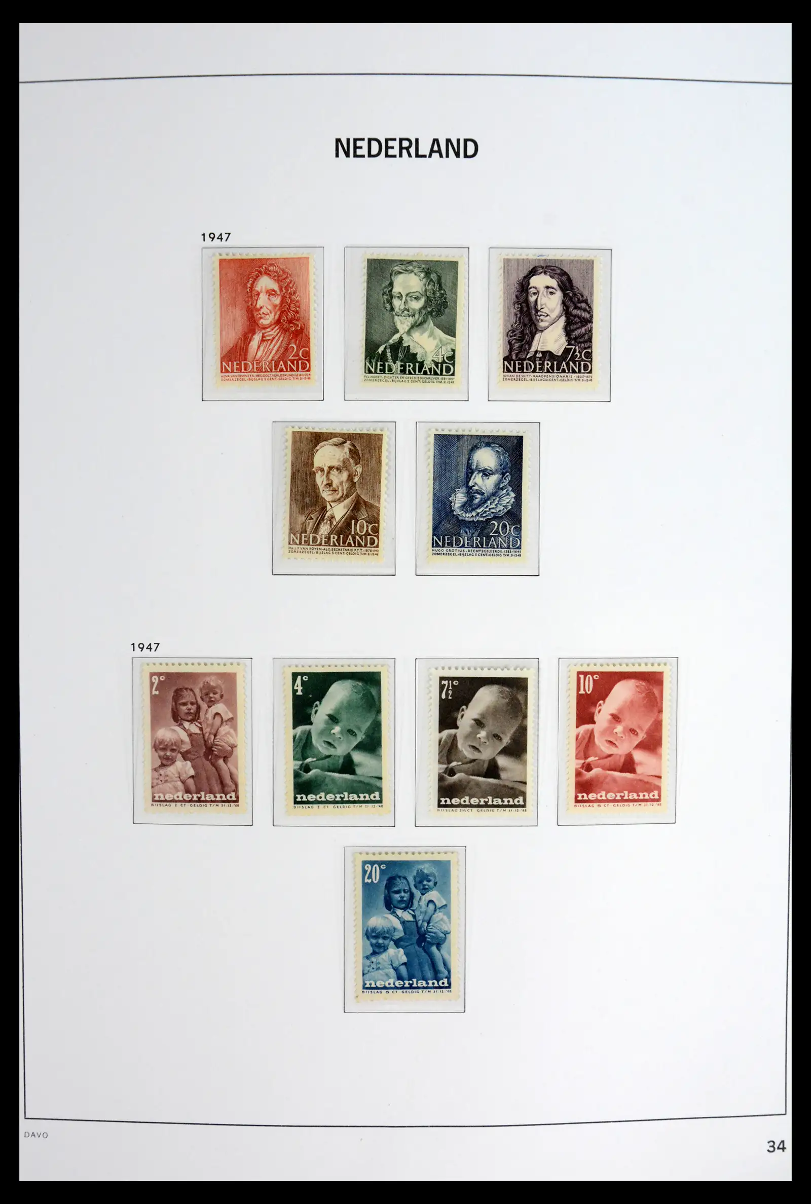42126 0034 - Stamp collection 42126 Netherlands complete 1852-1969.