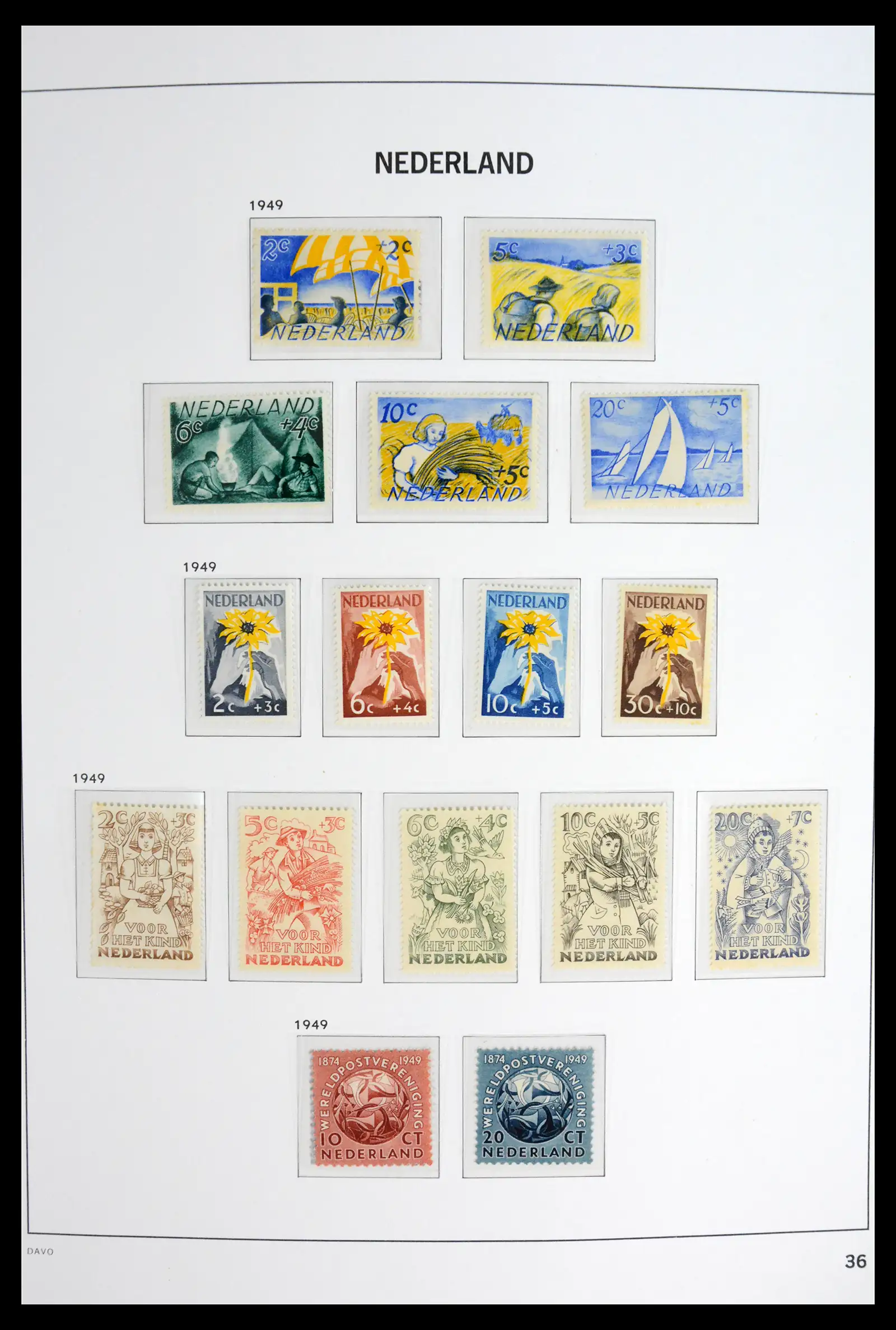 42126 0036 - Stamp collection 42126 Netherlands complete 1852-1969.