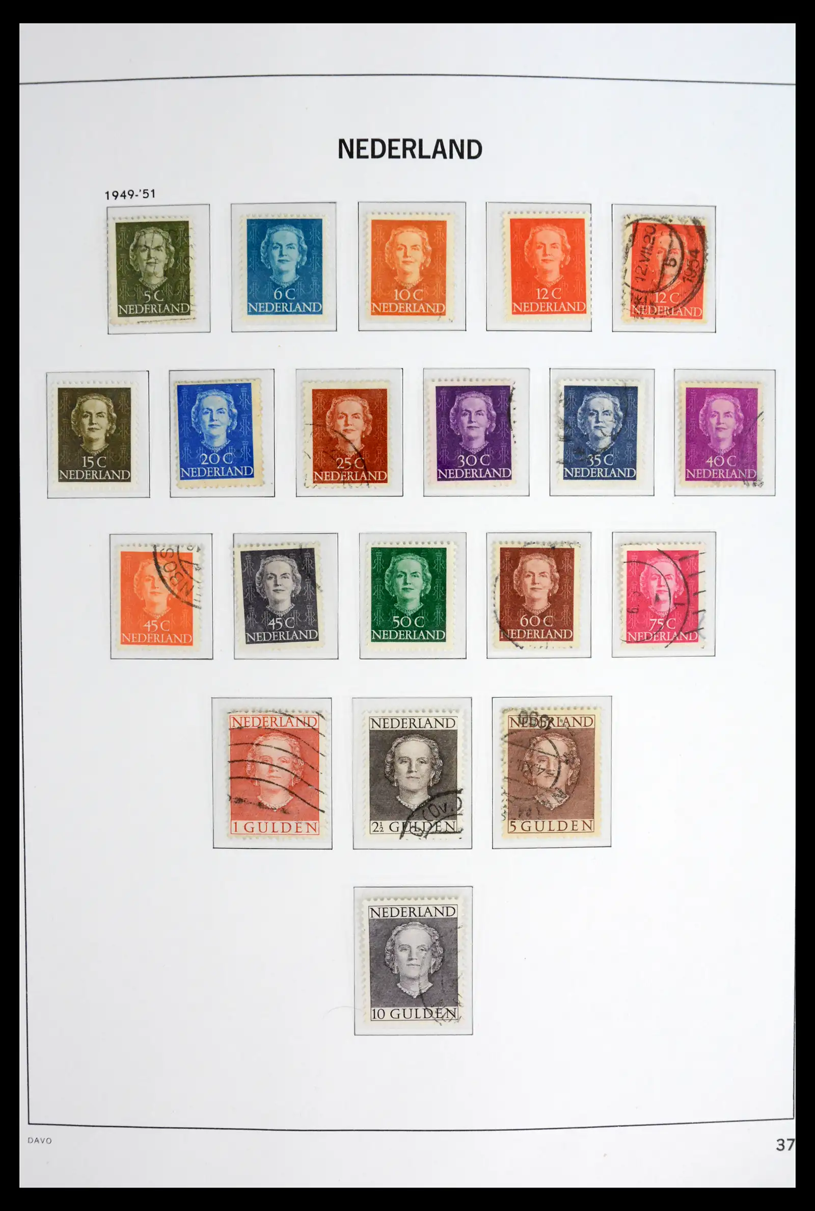 42126 0037 - Stamp collection 42126 Netherlands complete 1852-1969.