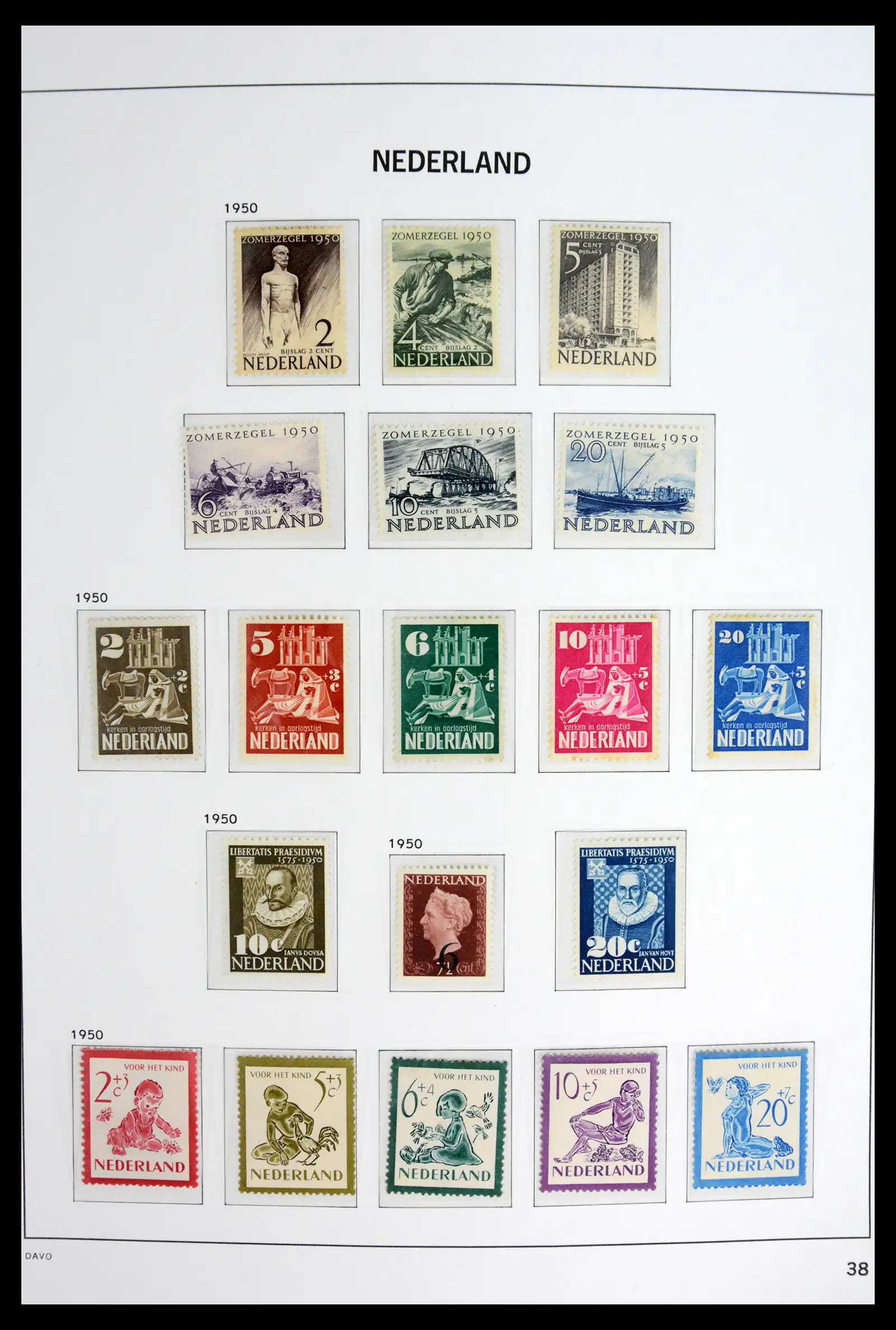 42126 0038 - Stamp collection 42126 Netherlands complete 1852-1969.
