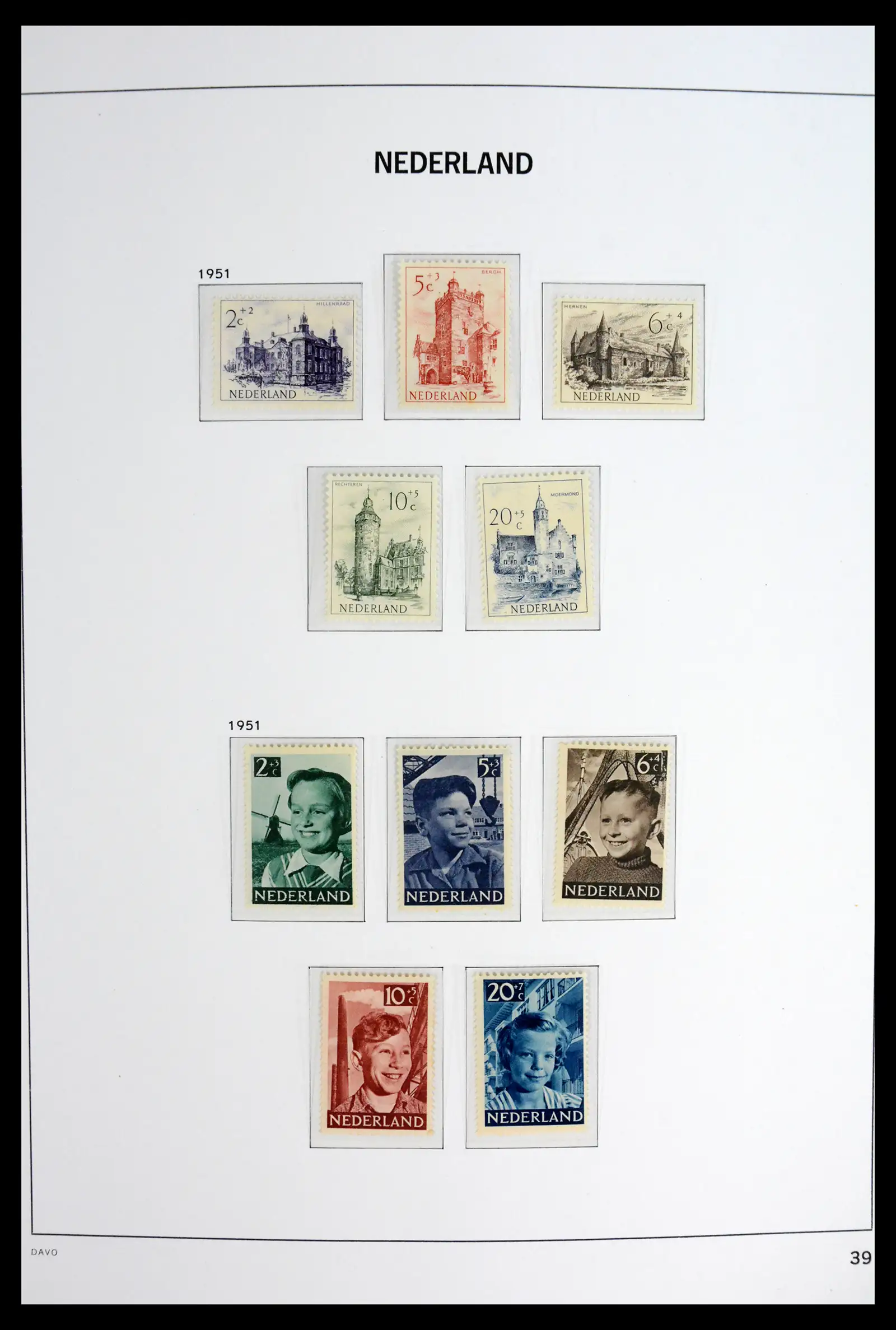 42126 0039 - Stamp collection 42126 Netherlands complete 1852-1969.