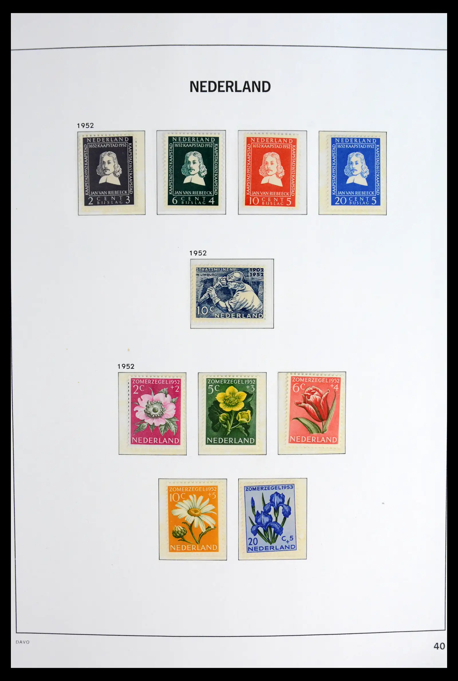 42126 0040 - Stamp collection 42126 Netherlands complete 1852-1969.