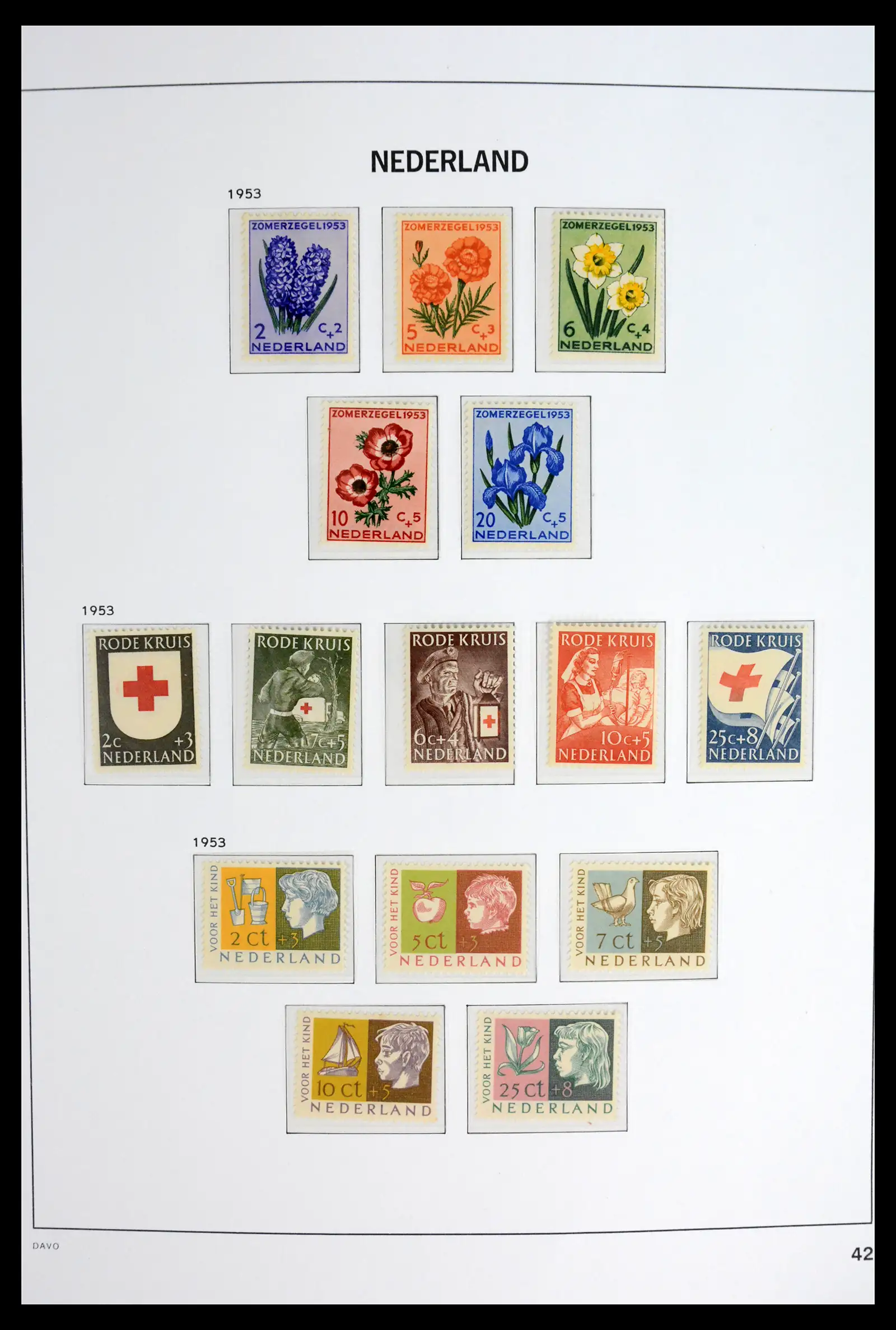 42126 0042 - Stamp collection 42126 Netherlands complete 1852-1969.