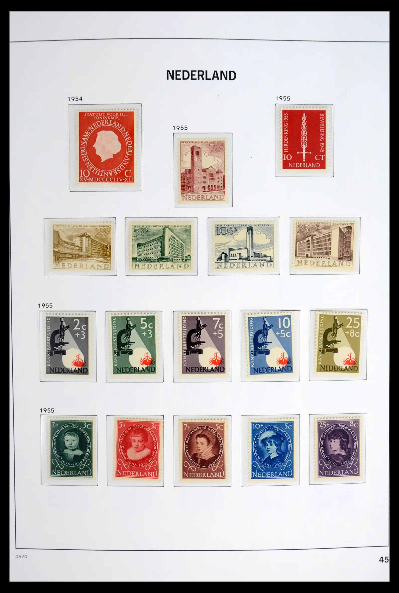 42126 0046 - Stamp collection 42126 Netherlands complete 1852-1969.