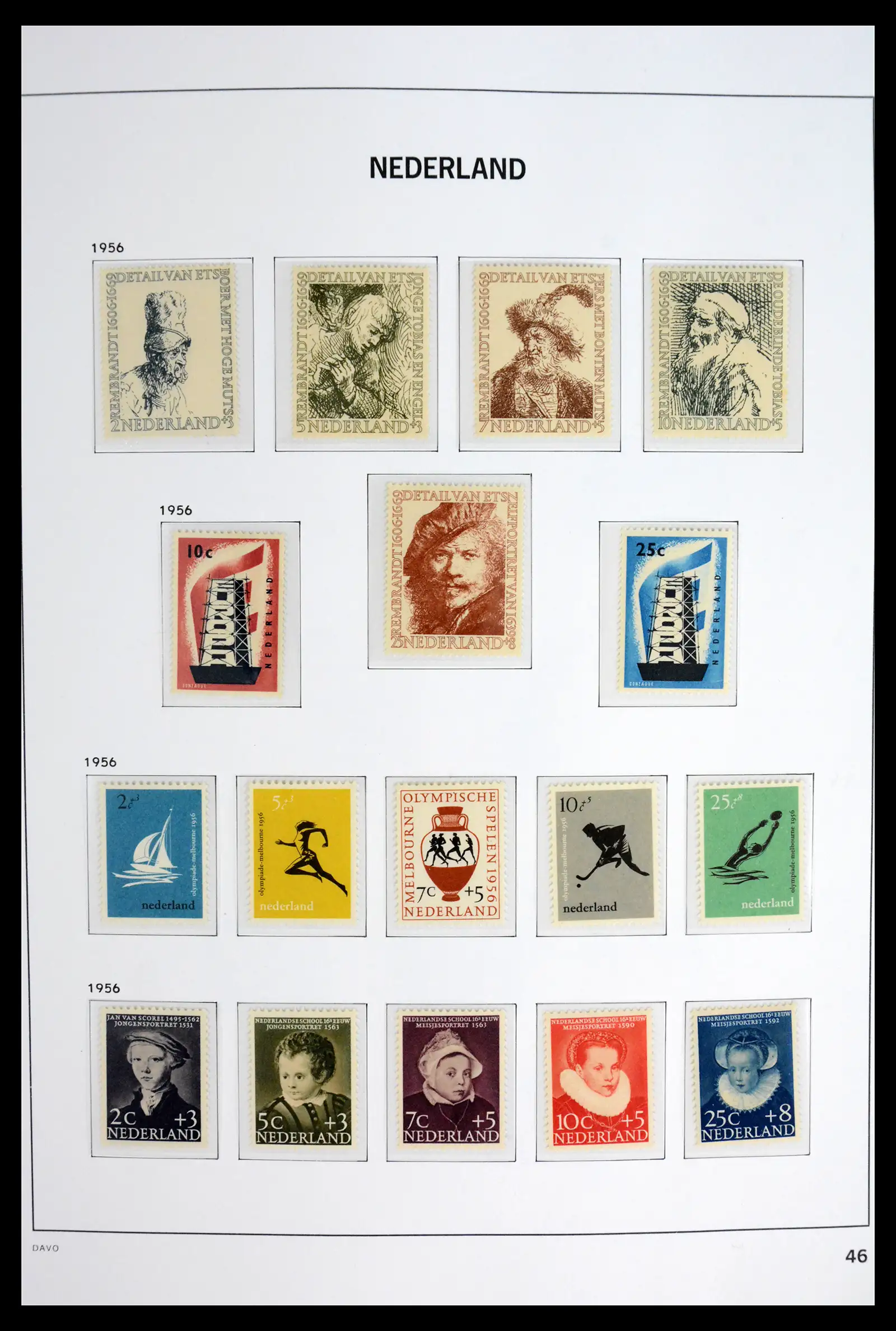42126 0047 - Stamp collection 42126 Netherlands complete 1852-1969.