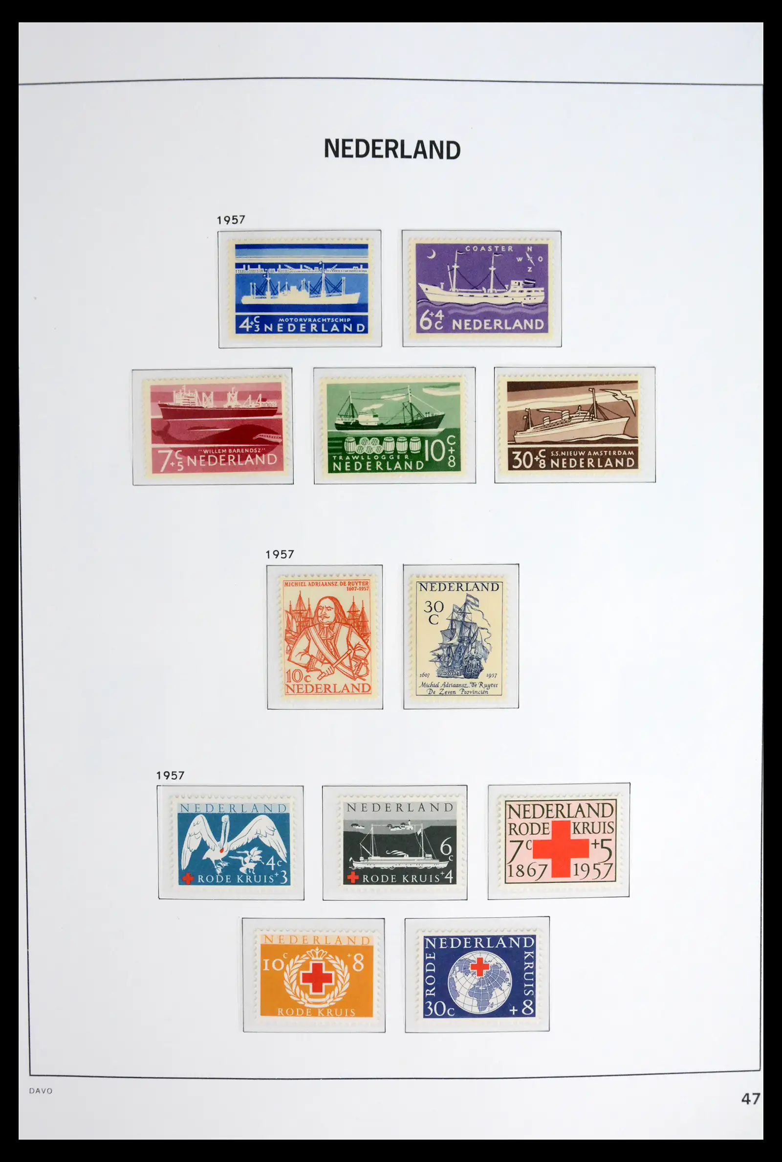 42126 0048 - Stamp collection 42126 Netherlands complete 1852-1969.