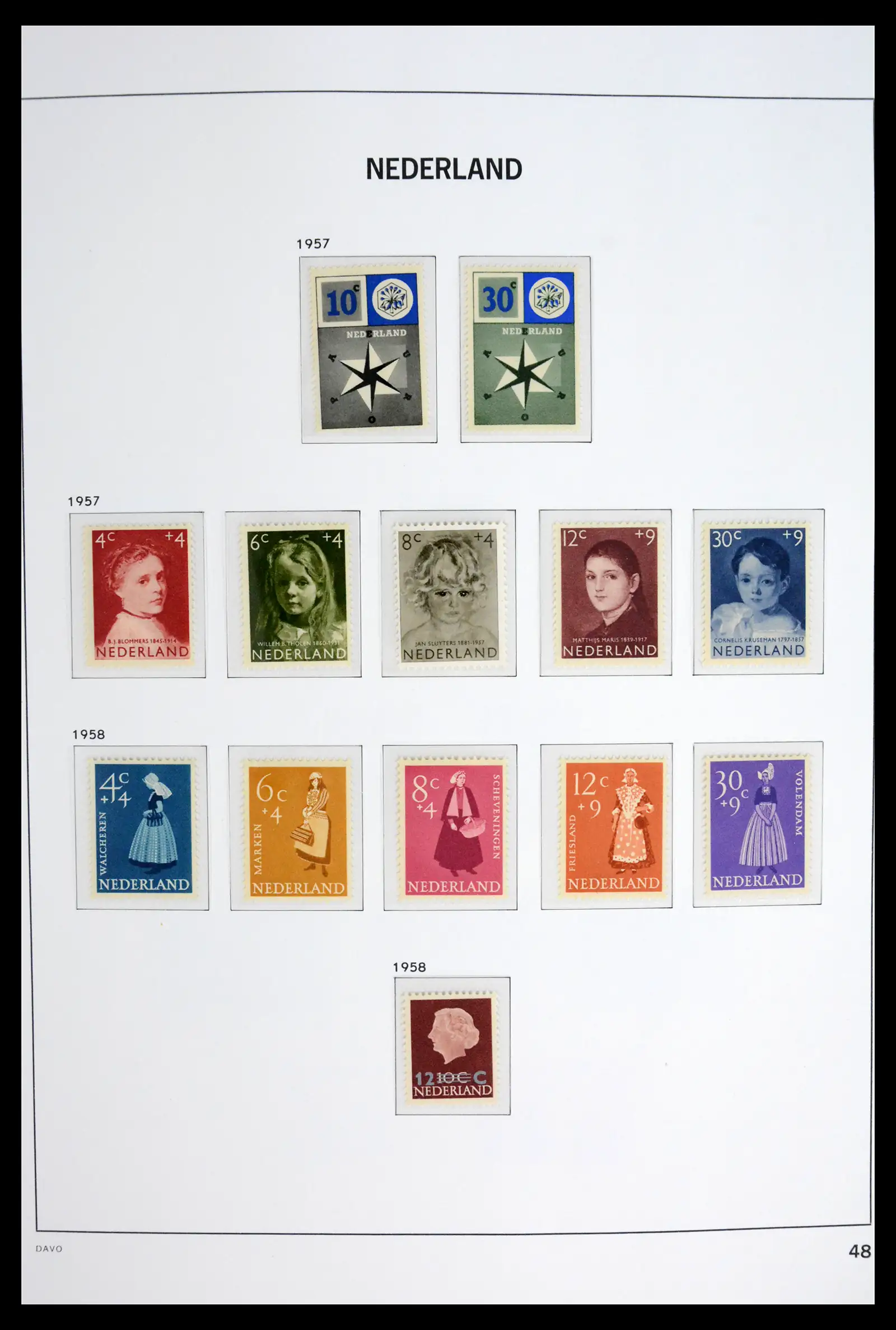 42126 0049 - Stamp collection 42126 Netherlands complete 1852-1969.