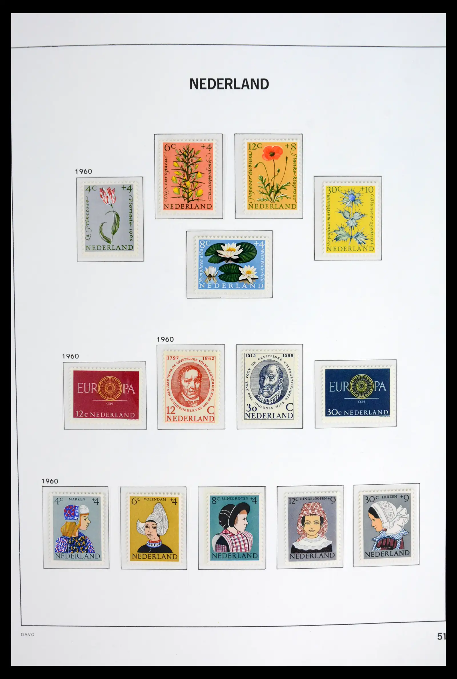 42126 0052 - Stamp collection 42126 Netherlands complete 1852-1969.