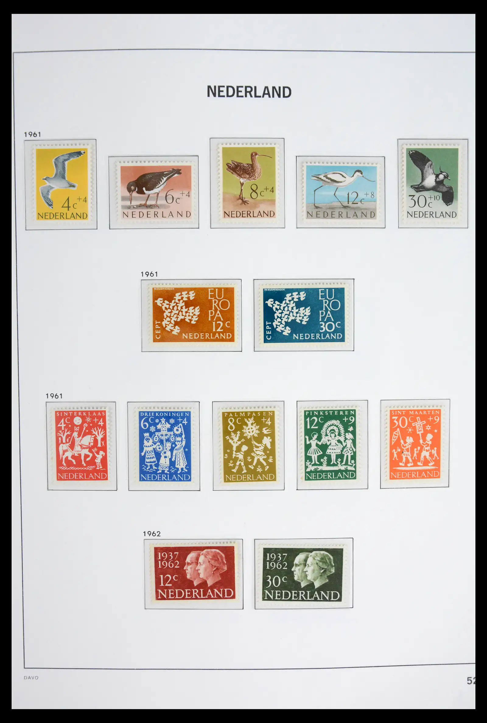 42126 0053 - Stamp collection 42126 Netherlands complete 1852-1969.