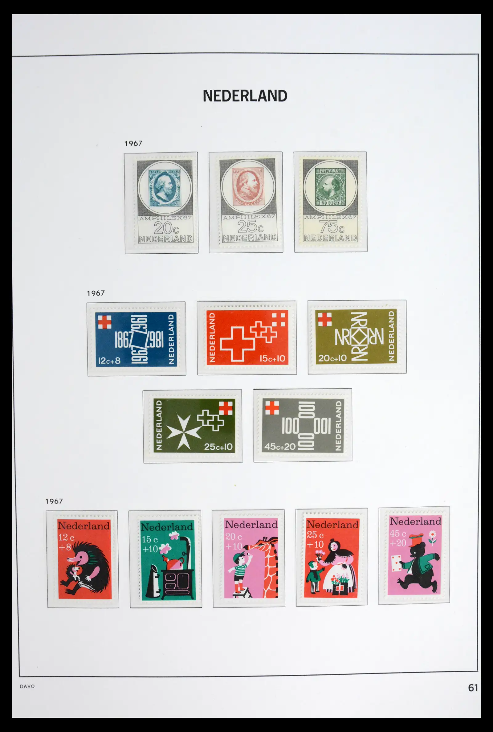 42126 0062 - Stamp collection 42126 Netherlands complete 1852-1969.