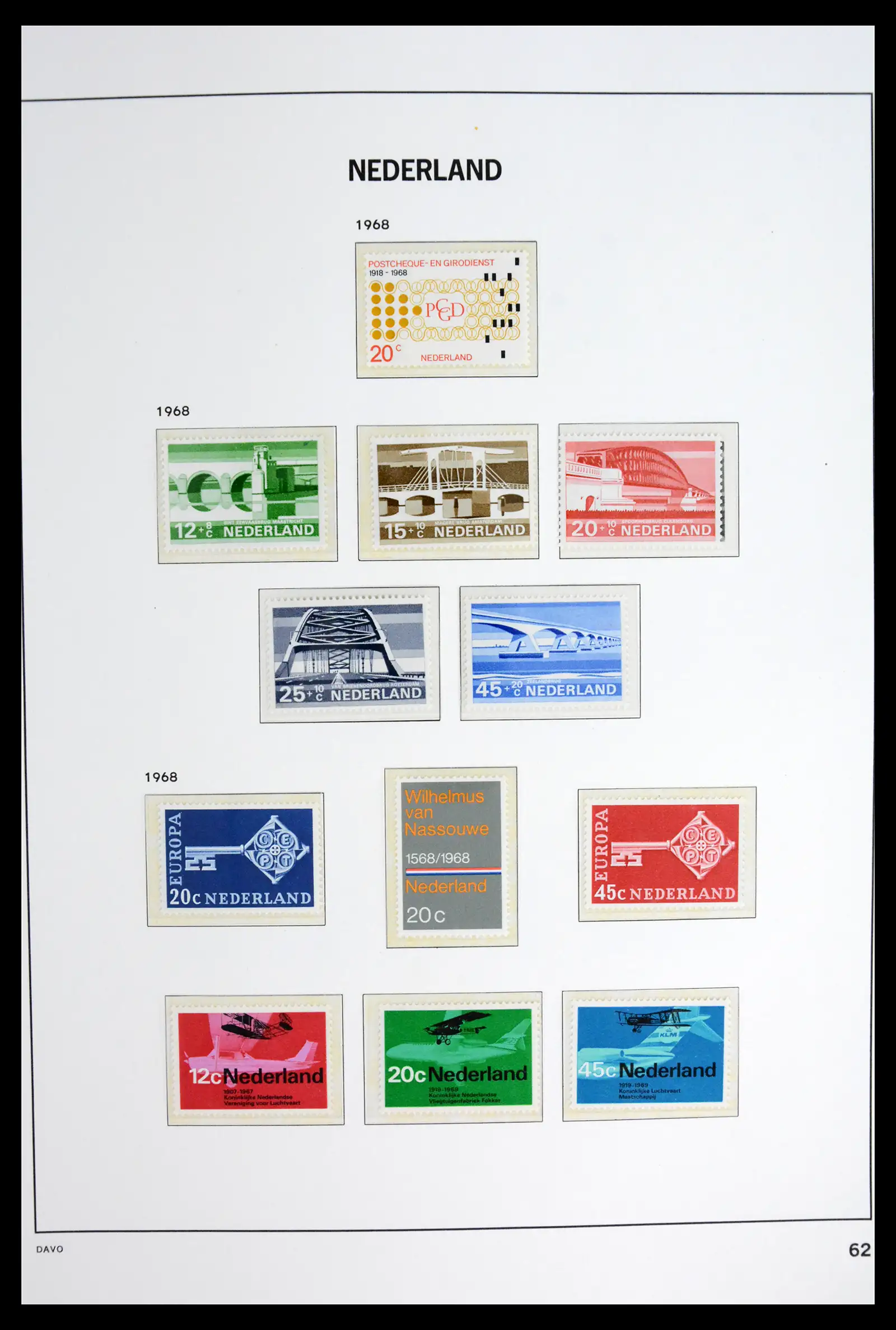42126 0063 - Stamp collection 42126 Netherlands complete 1852-1969.