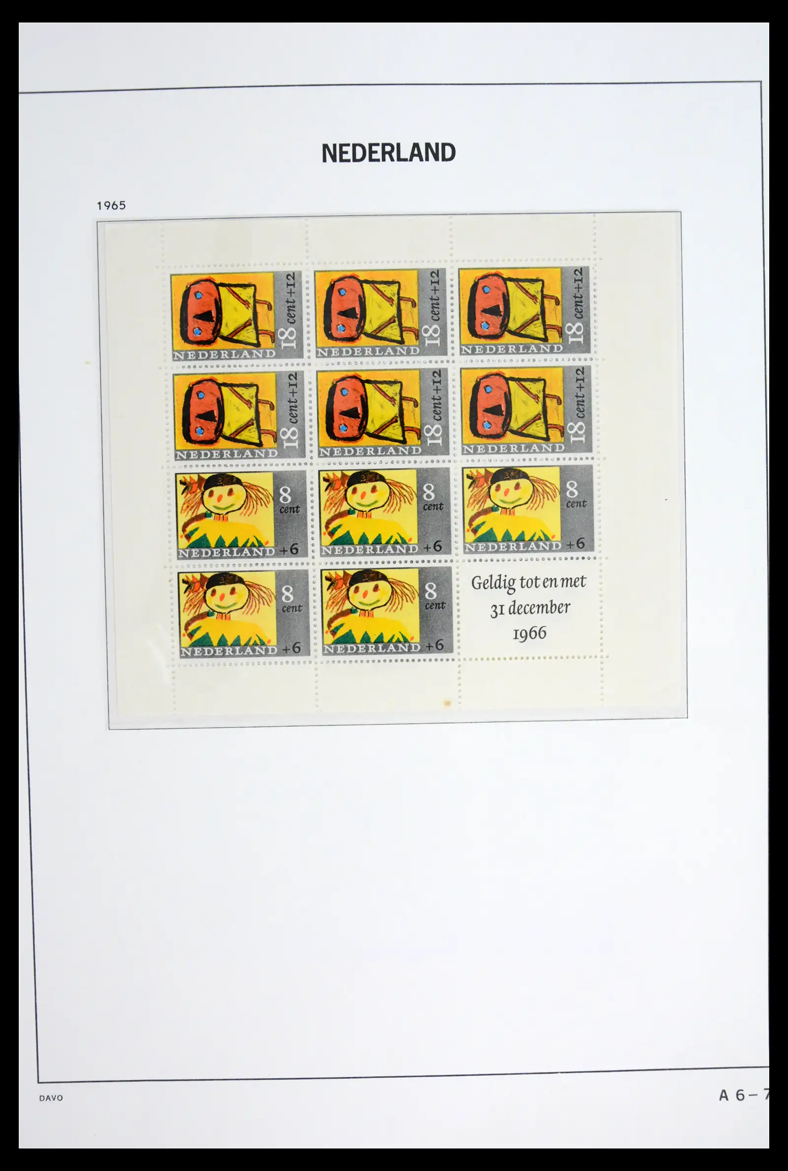 42126 0066 - Stamp collection 42126 Netherlands complete 1852-1969.