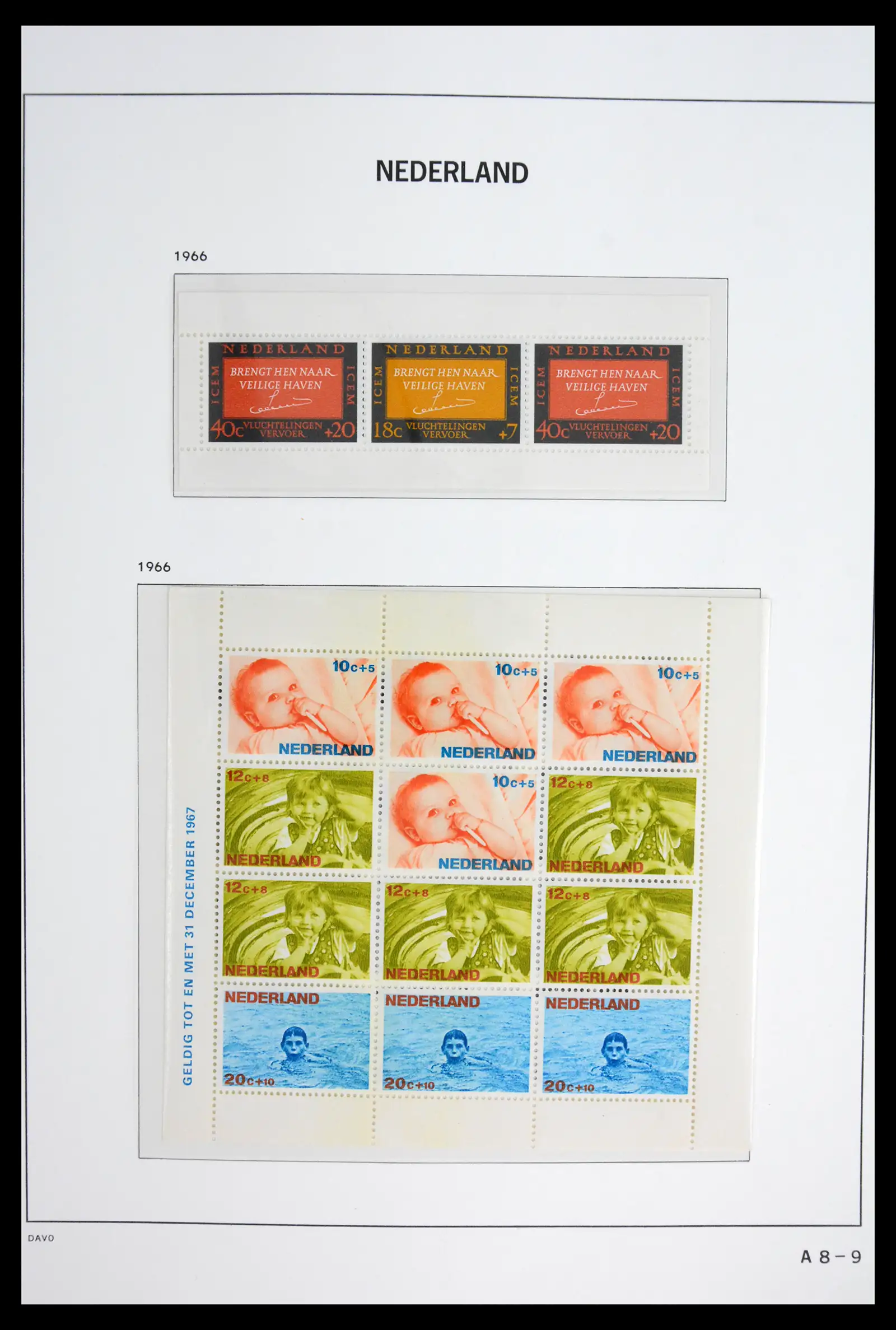 42126 0067 - Stamp collection 42126 Netherlands complete 1852-1969.