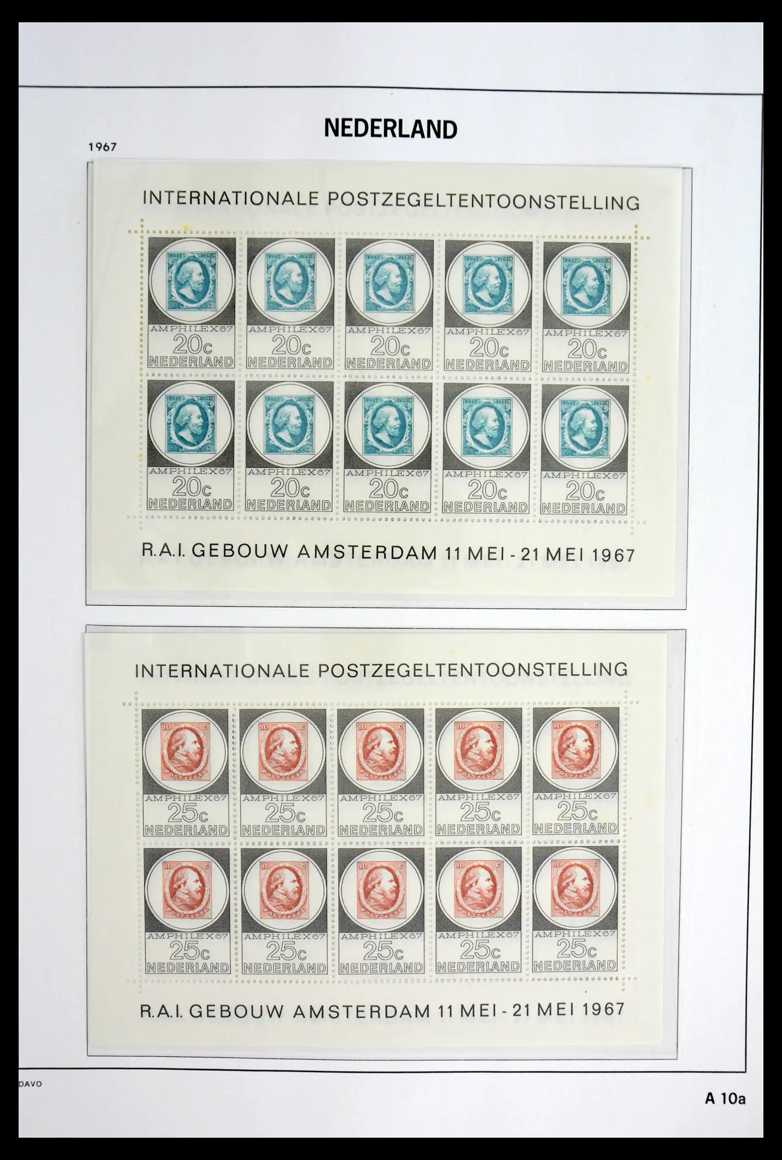 42126 0069 - Stamp collection 42126 Netherlands complete 1852-1969.