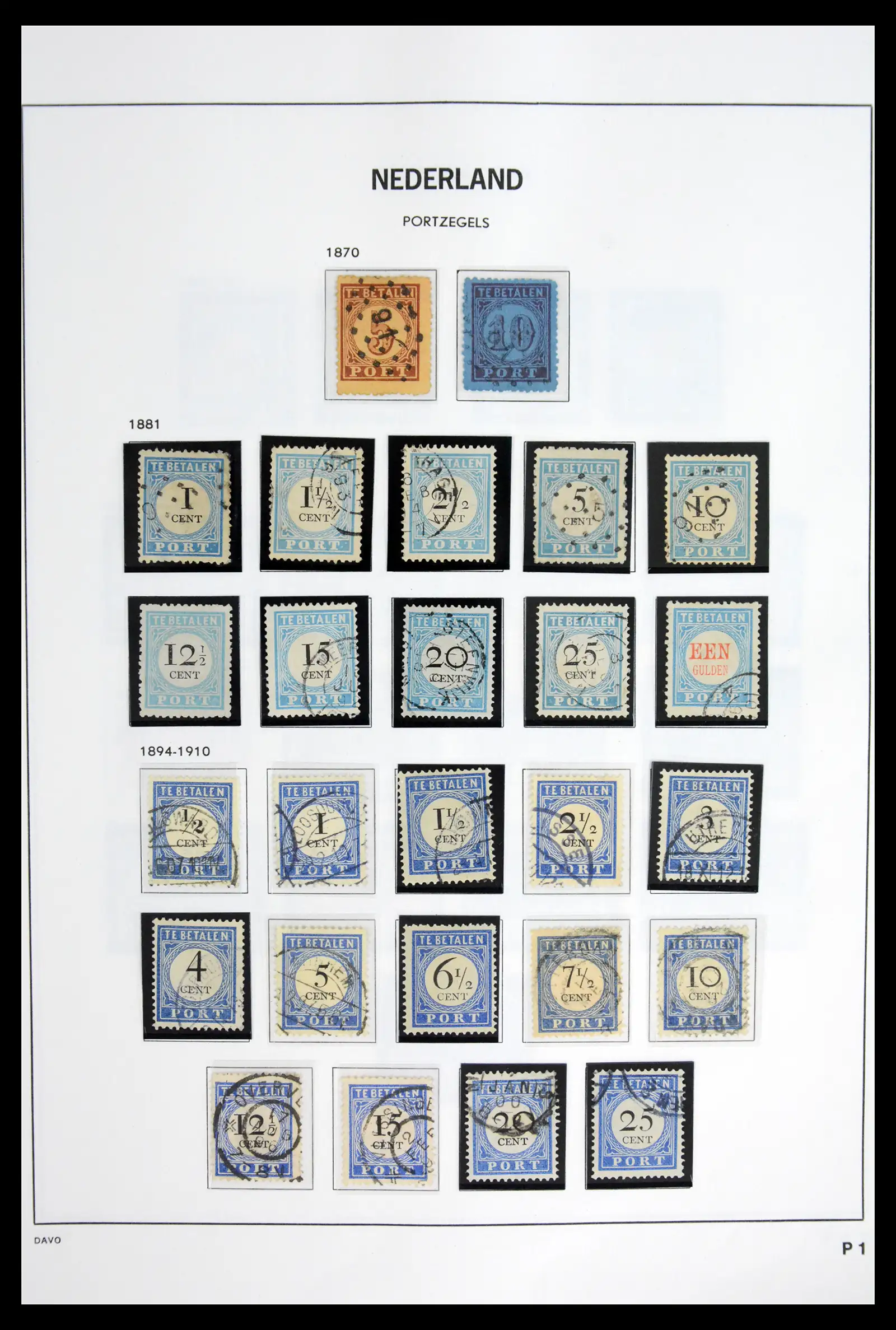 42126 0075 - Stamp collection 42126 Netherlands complete 1852-1969.