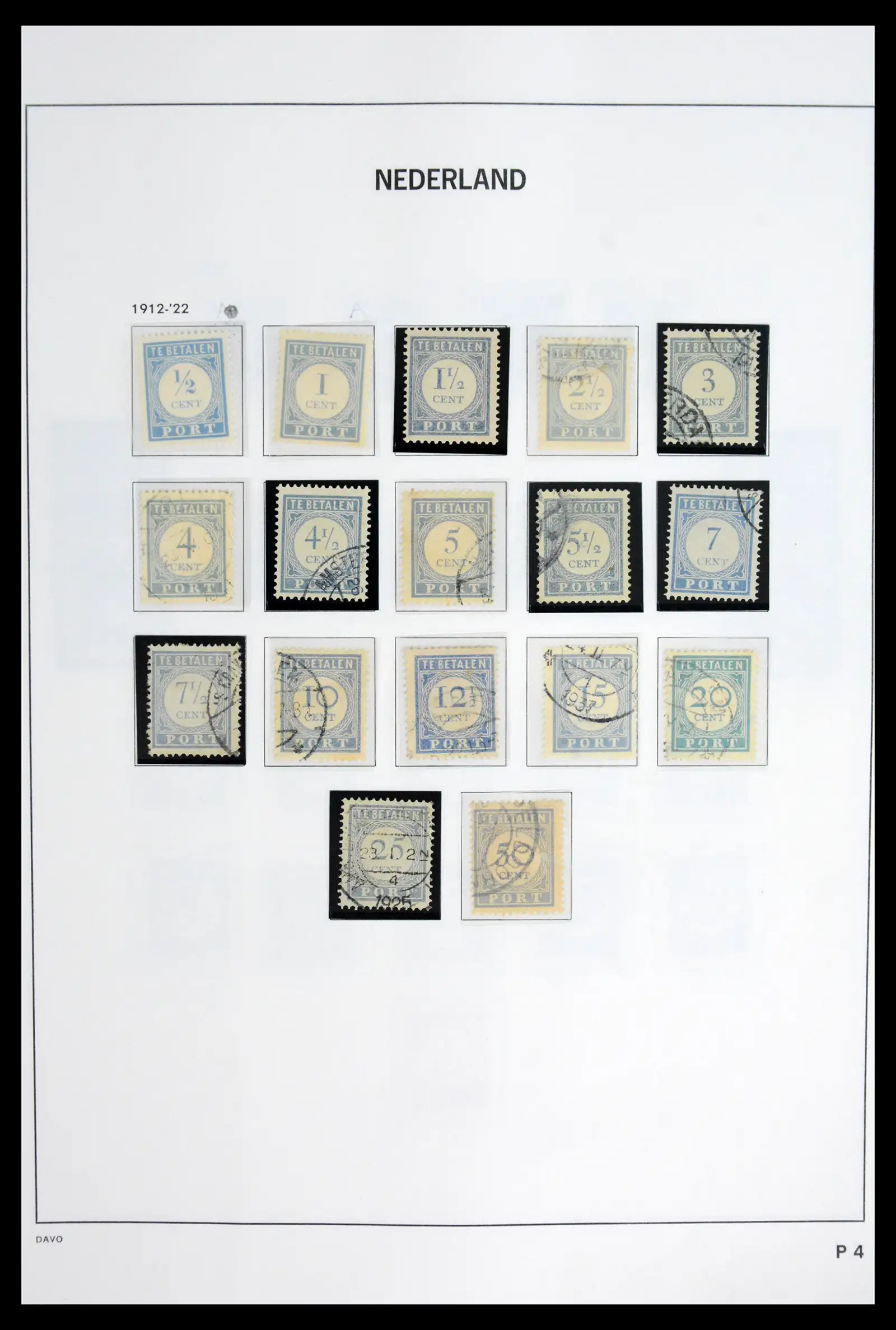 42126 0077 - Stamp collection 42126 Netherlands complete 1852-1969.