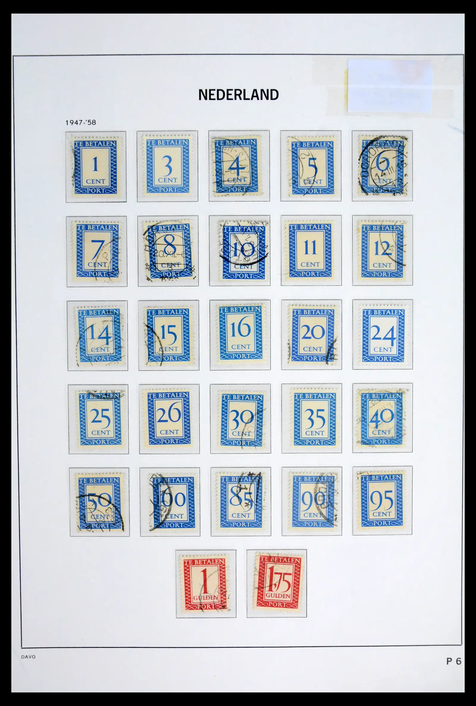 42126 0079 - Stamp collection 42126 Netherlands complete 1852-1969.