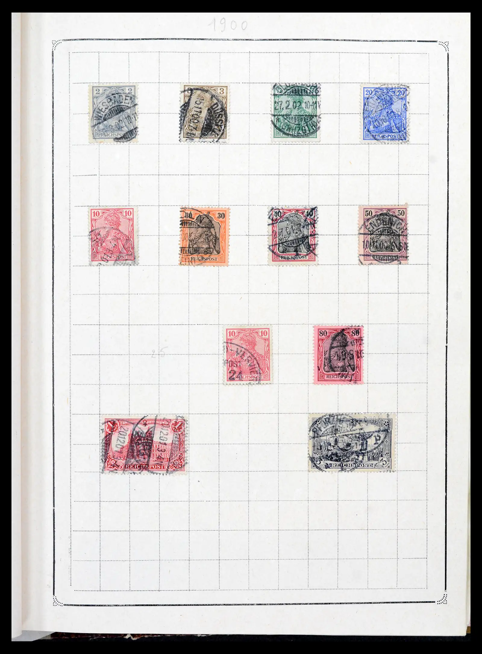 42127 0010 - Stamp collection 42127 German Reich 1871-1945.