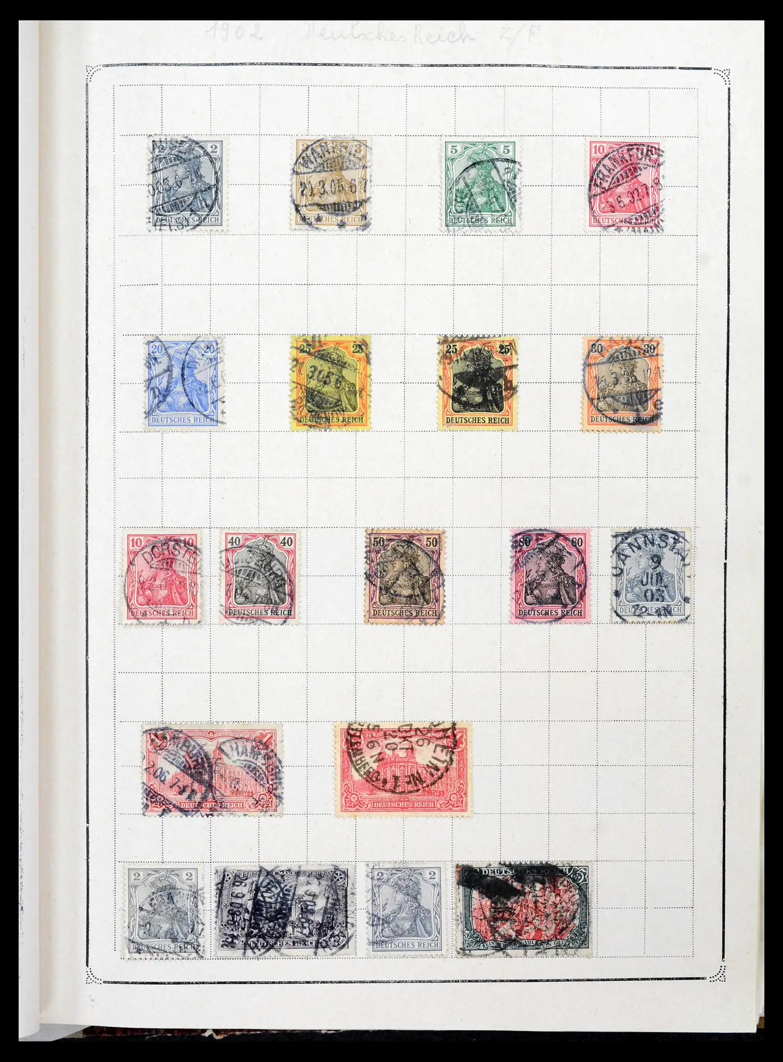 42127 0011 - Stamp collection 42127 German Reich 1871-1945.