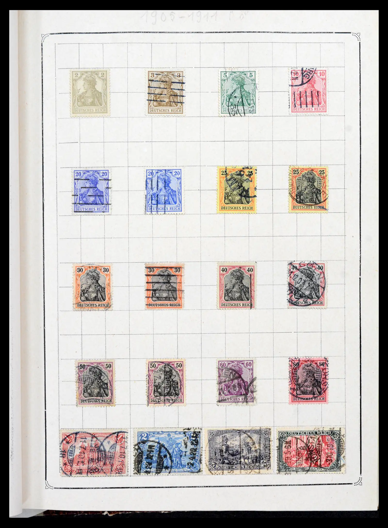 42127 0012 - Stamp collection 42127 German Reich 1871-1945.