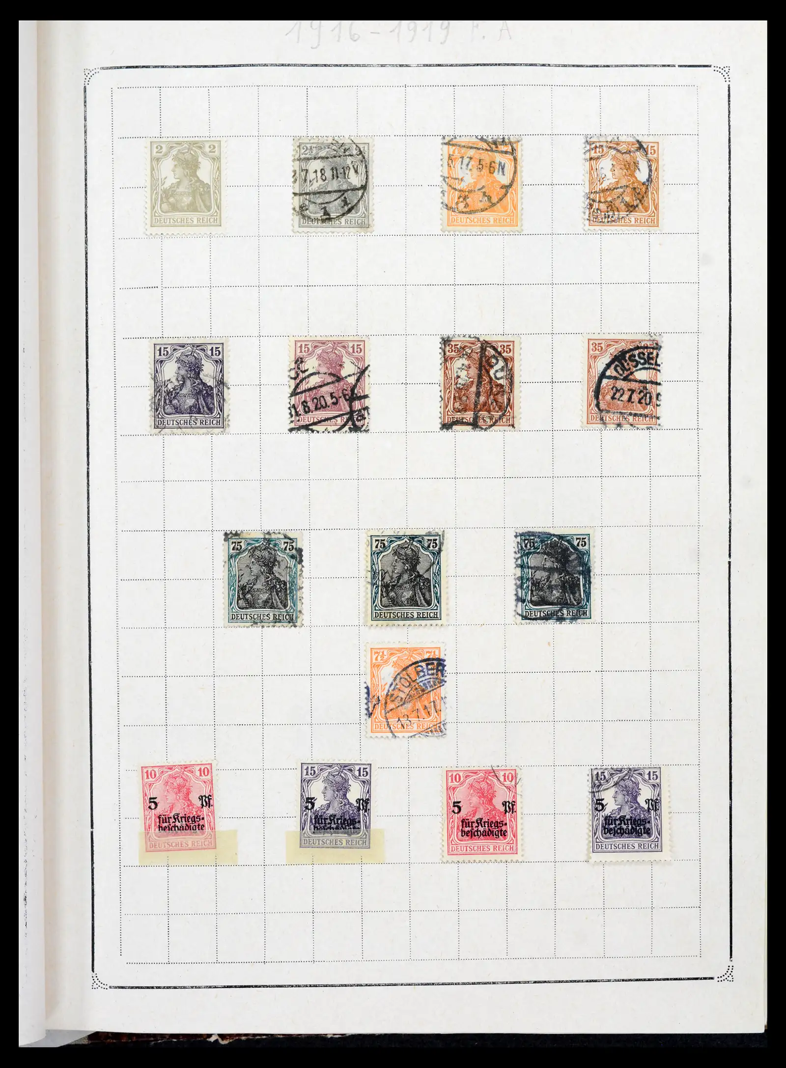 42127 0013 - Stamp collection 42127 German Reich 1871-1945.