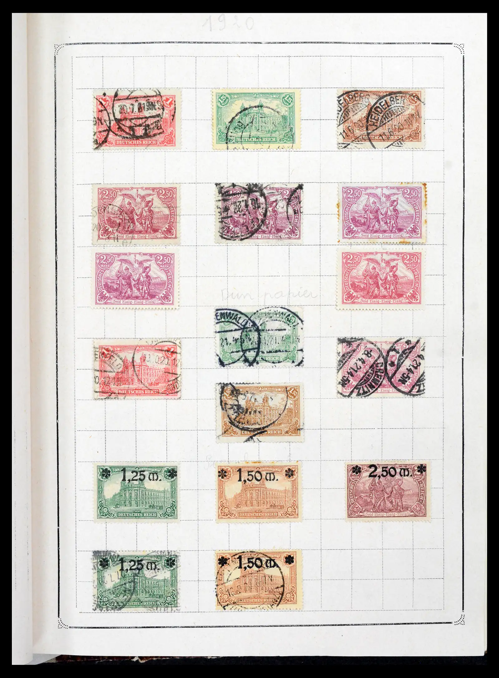 42127 0015 - Stamp collection 42127 German Reich 1871-1945.