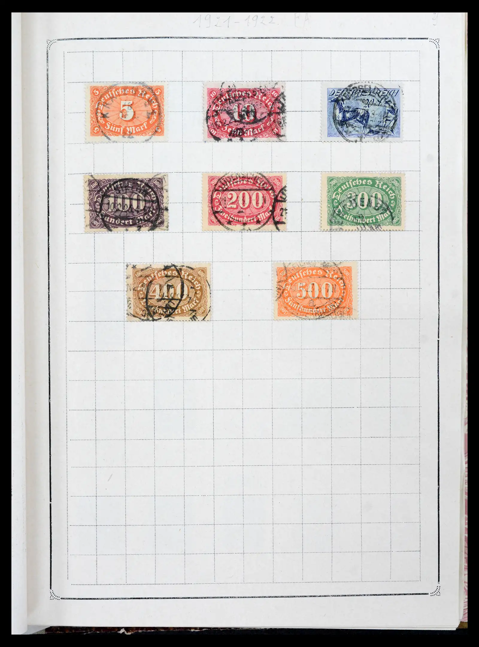 42127 0020 - Stamp collection 42127 German Reich 1871-1945.