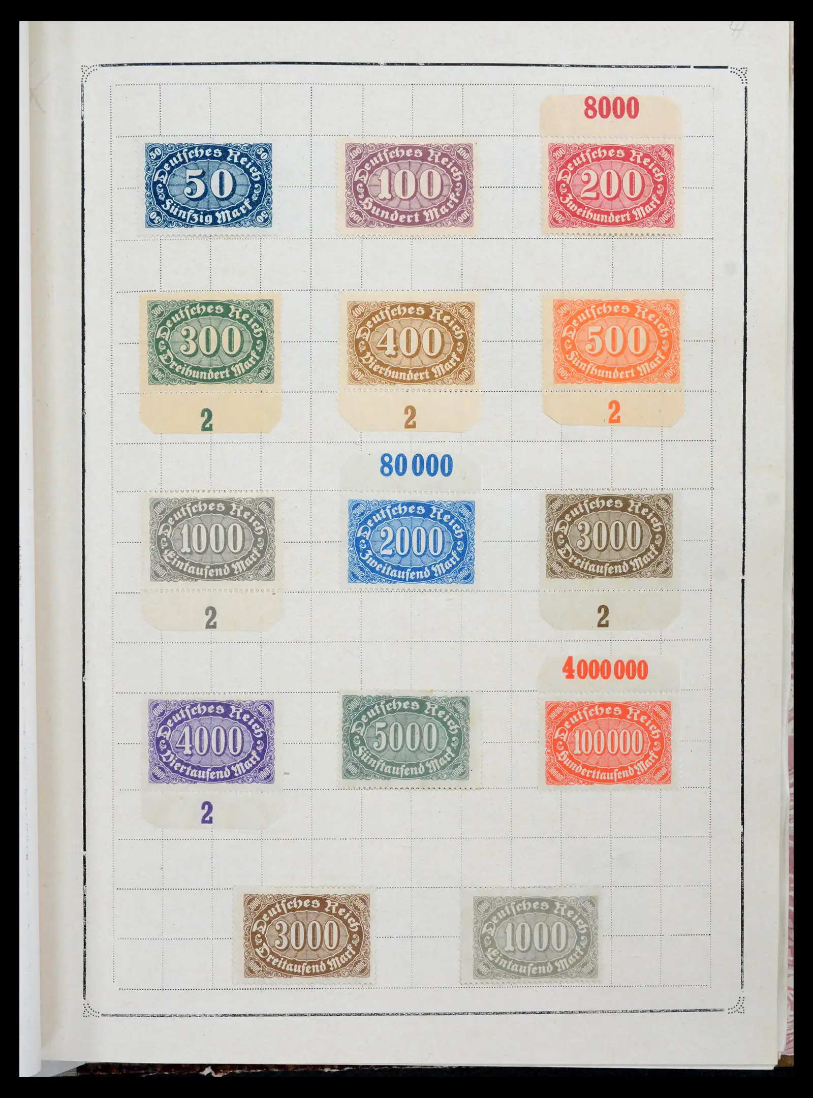 42127 0022 - Postzegelverzameling 42127 Duitse Rijk 1871-1945.