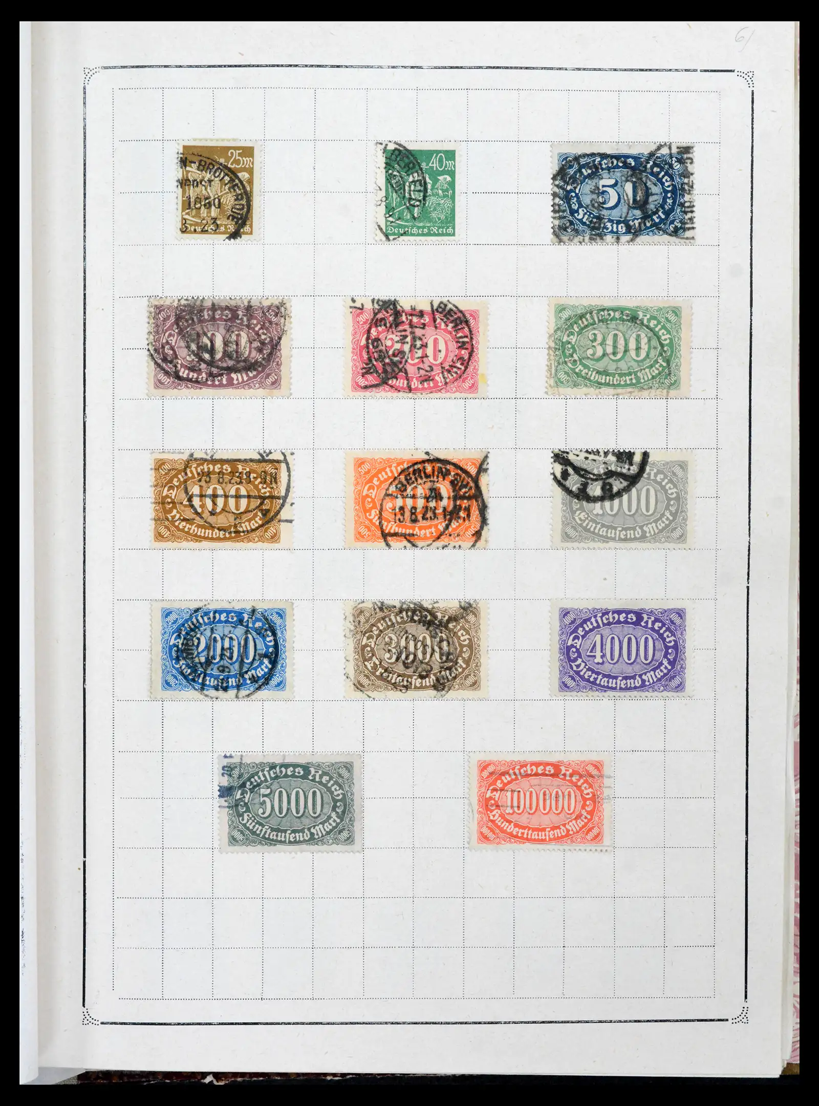 42127 0024 - Postzegelverzameling 42127 Duitse Rijk 1871-1945.