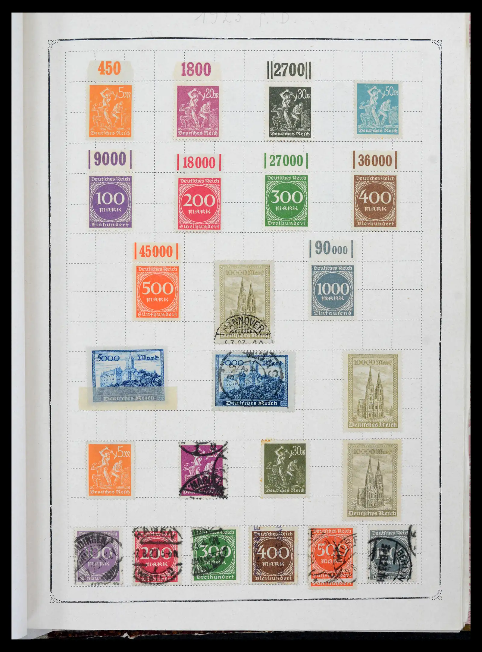 42127 0029 - Postzegelverzameling 42127 Duitse Rijk 1871-1945.
