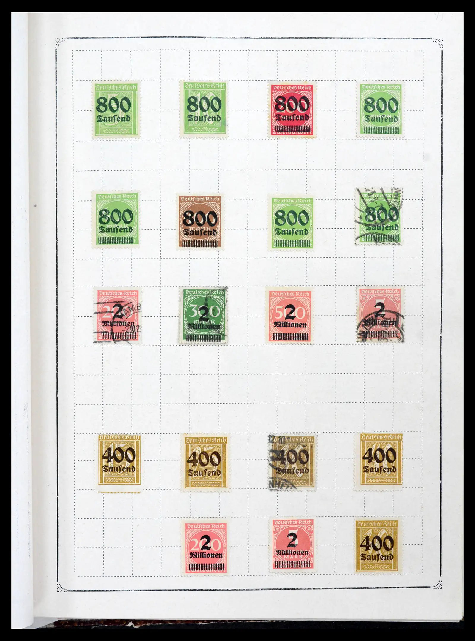 42127 0034 - Postzegelverzameling 42127 Duitse Rijk 1871-1945.
