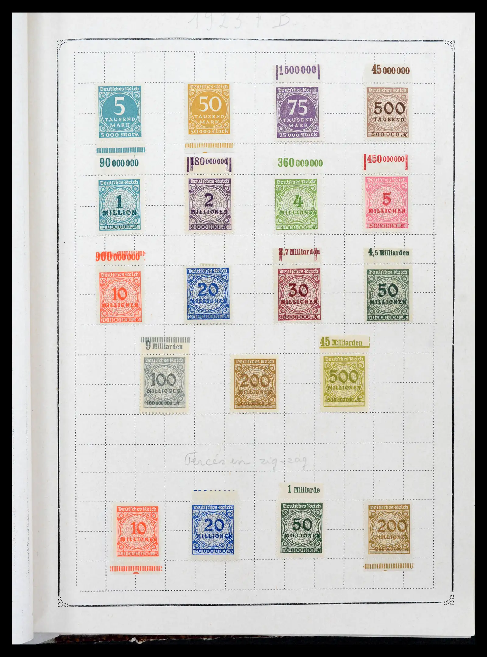 42127 0035 - Postzegelverzameling 42127 Duitse Rijk 1871-1945.