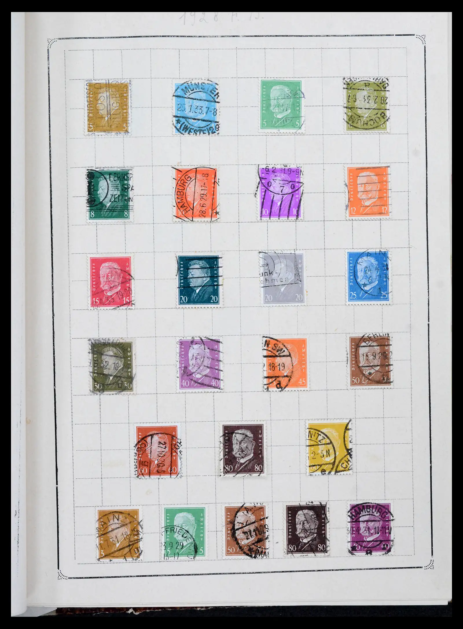 42127 0052 - Postzegelverzameling 42127 Duitse Rijk 1871-1945.