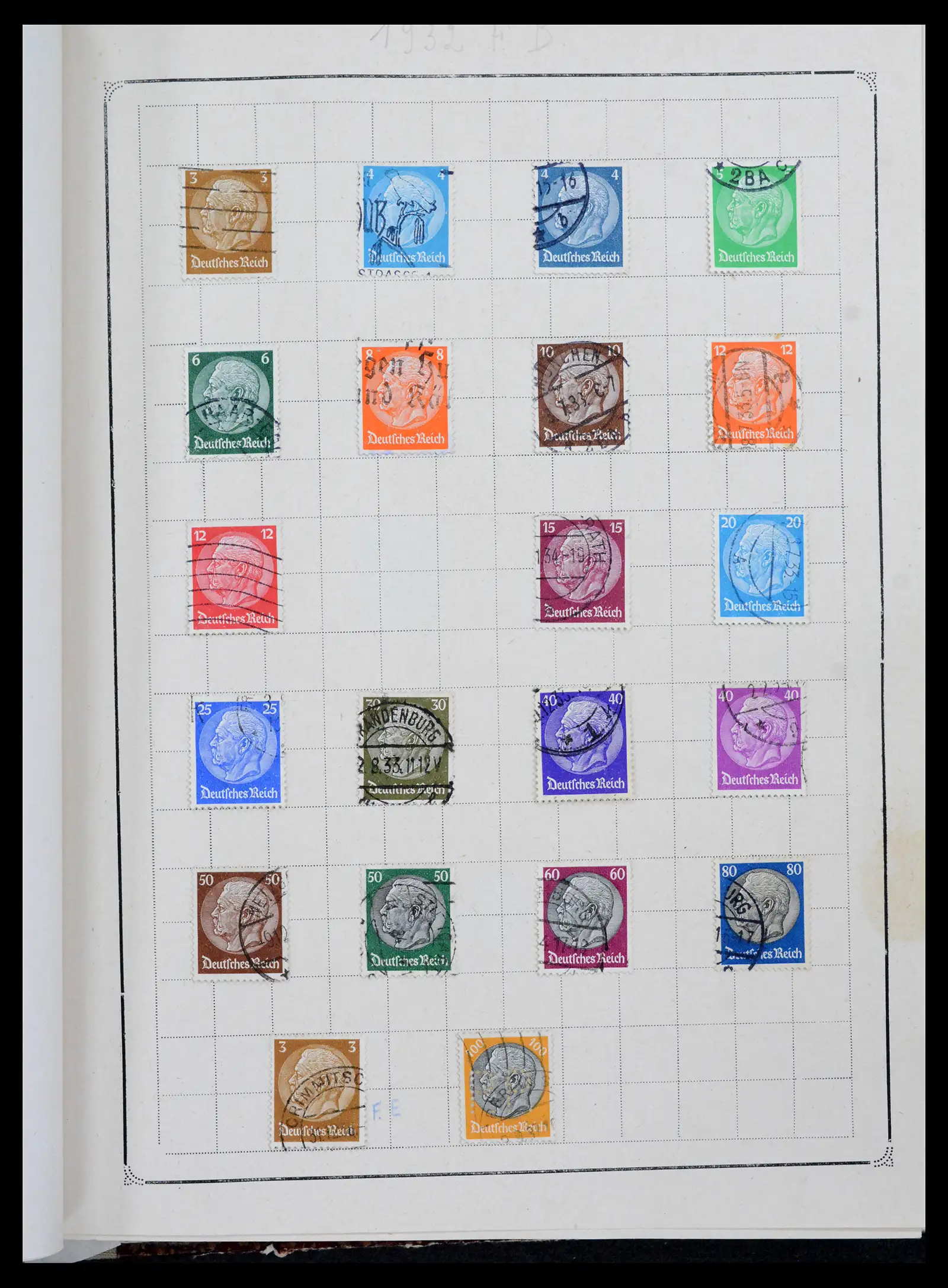 42127 0055 - Postzegelverzameling 42127 Duitse Rijk 1871-1945.