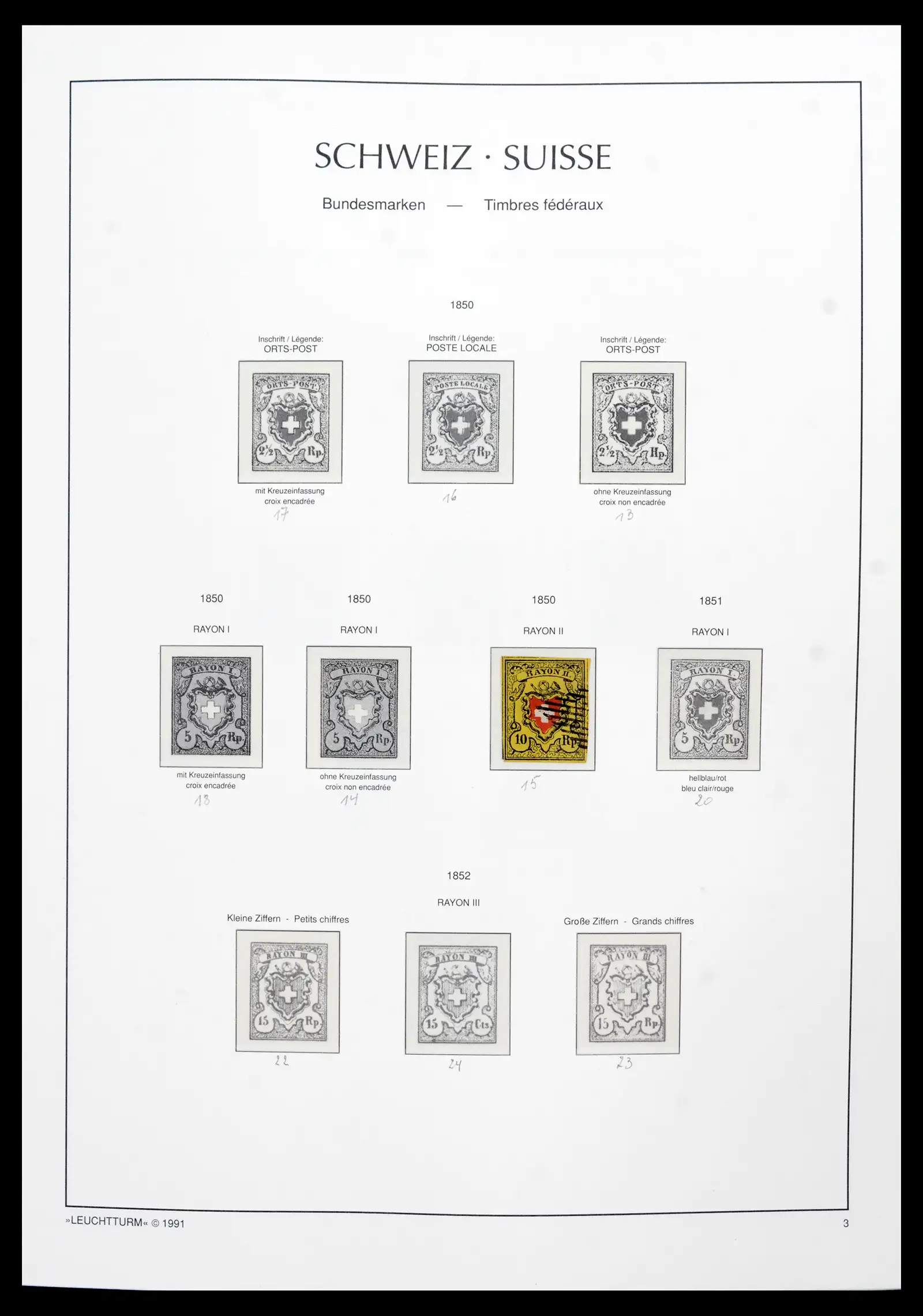 42129 0002 - Postzegelverzameling 42129 Zwitserland 1850-1975.